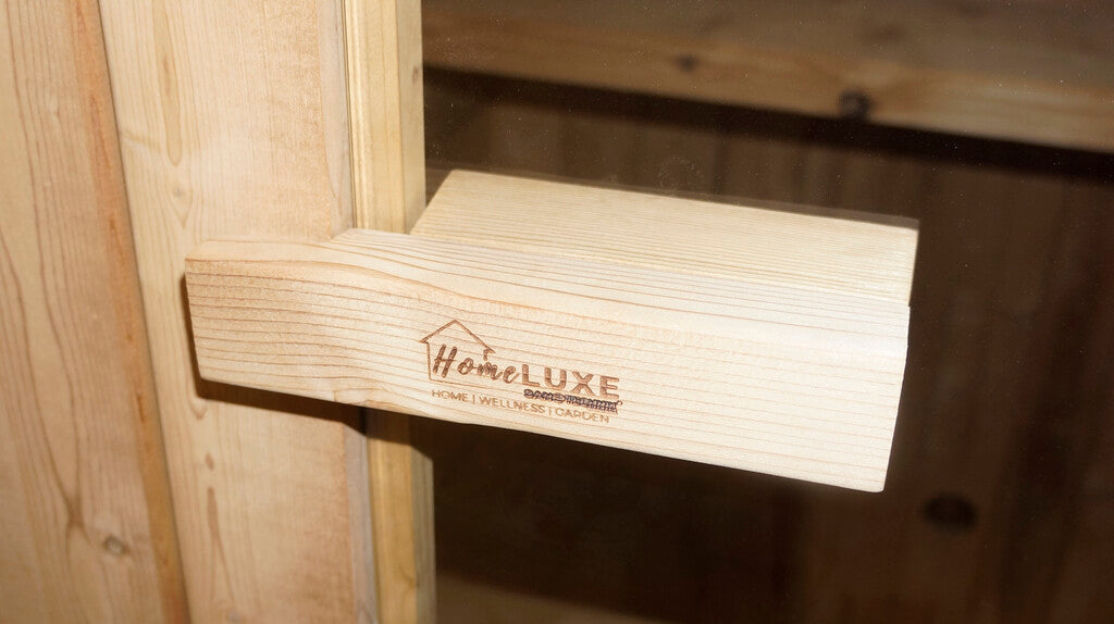 Sanotechnik - LINDHOLM Außensauna für 1-2 Personen 128,2x120x194 cm