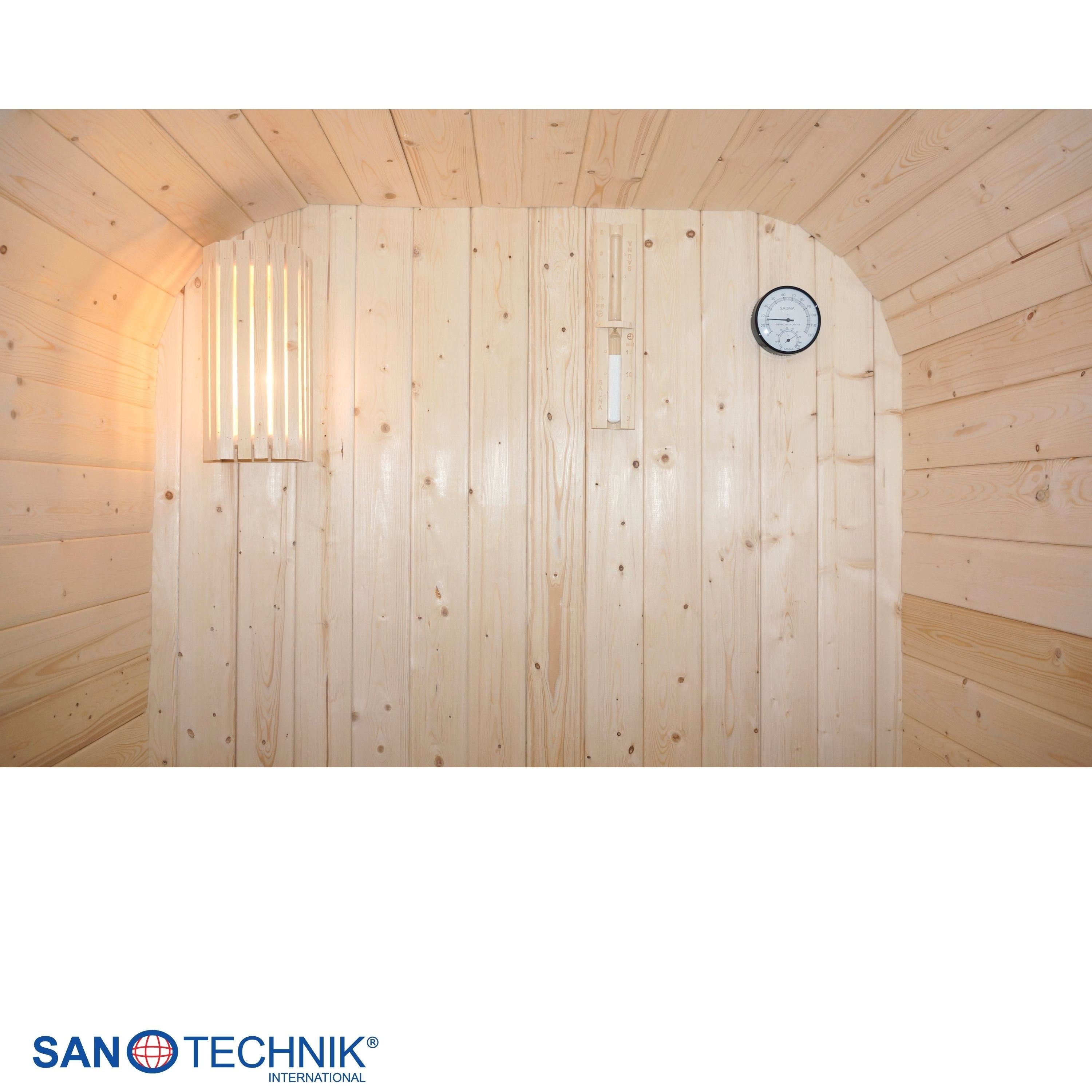 Sanotechnik - LINDHOLM Außensauna für 1-2 Personen 128,2x120x194 cm