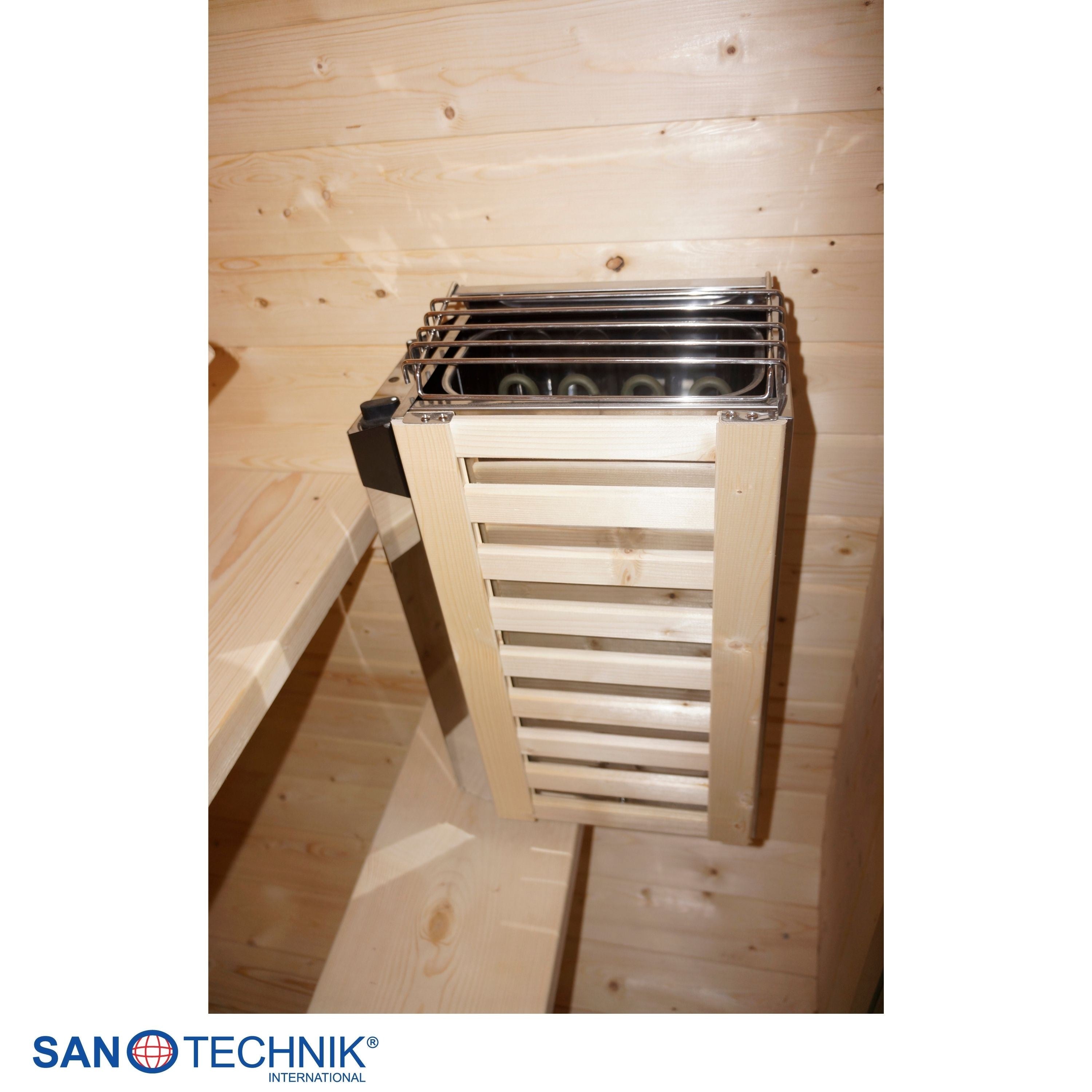 Sanotechnik - LINDHOLM Außensauna für 1-2 Personen 128,2x120x194 cm