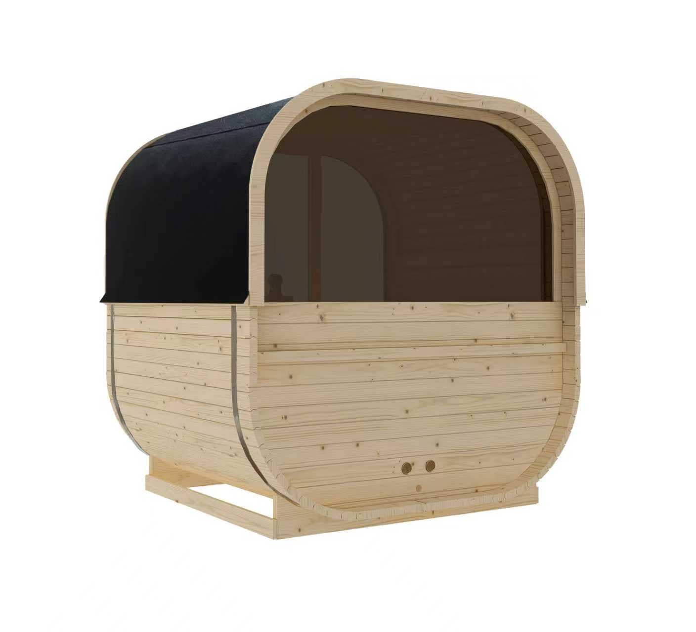 Sanotechnik - HANKO Außensauna für 6 Personen 210x180x210 cm