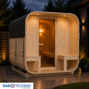Sanotechnik - GÖTEBORG Außensauna für 4 Personen 188,2x220x194 cm