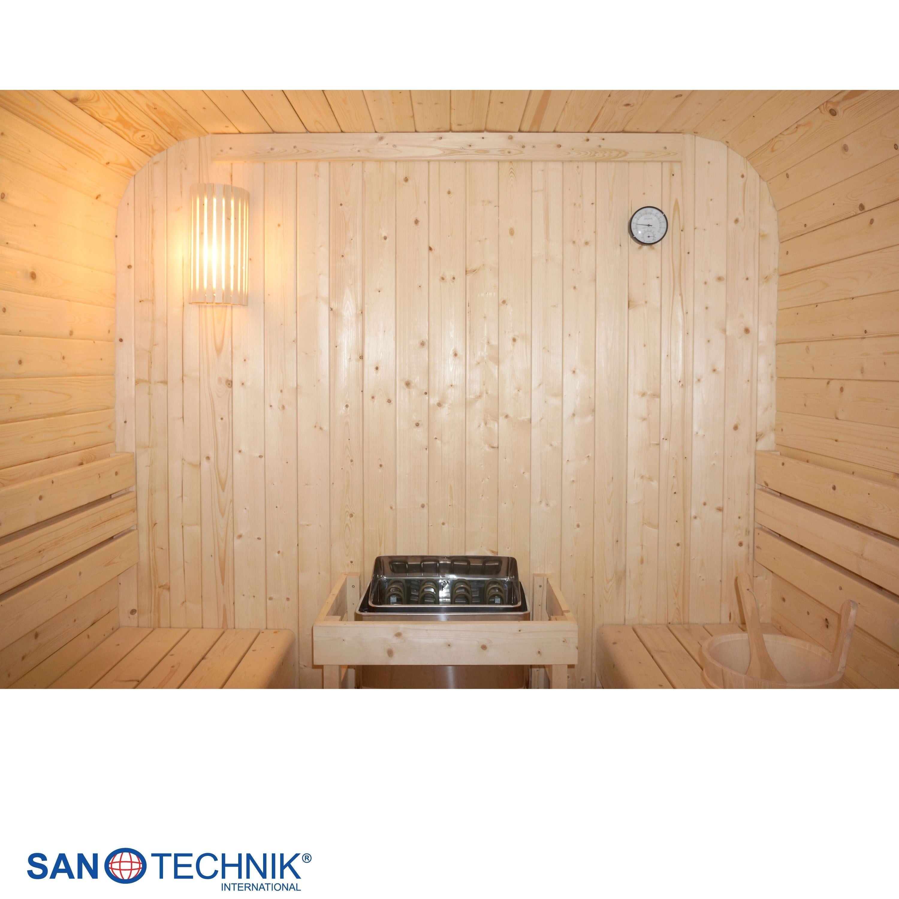 Sanotechnik - GÖTEBORG Außensauna für 4 Personen 188,2x220x194 cm