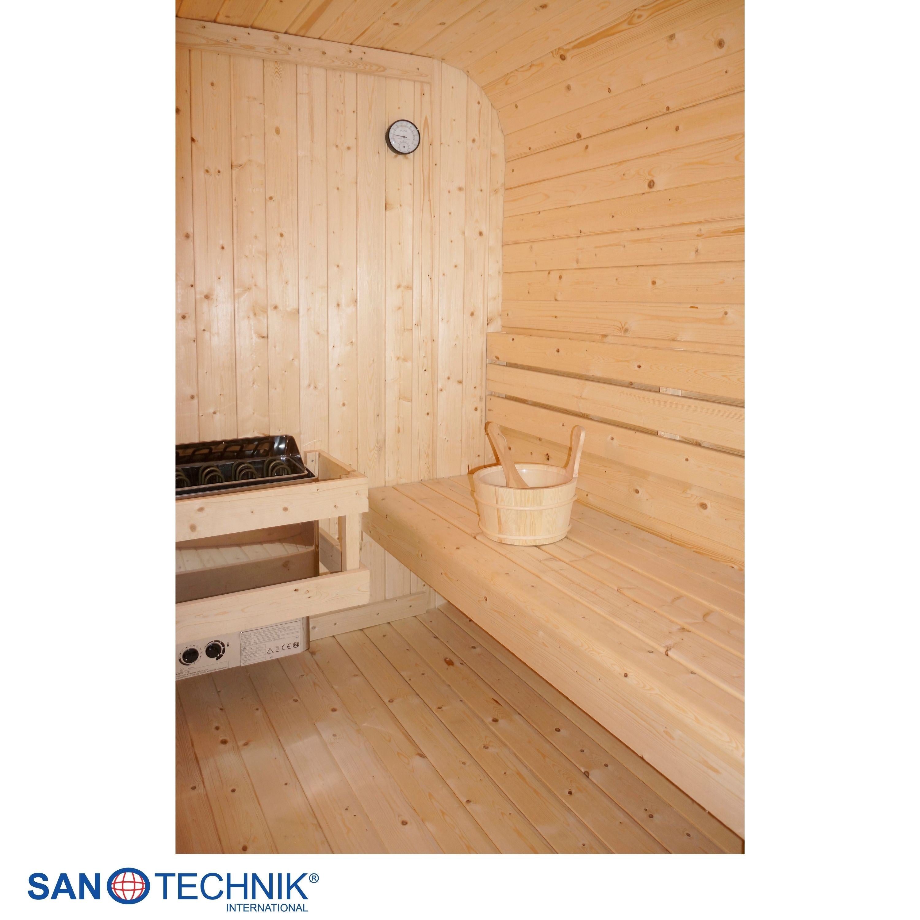 Sanotechnik - GÖTEBORG Außensauna für 4 Personen 188,2x220x194 cm