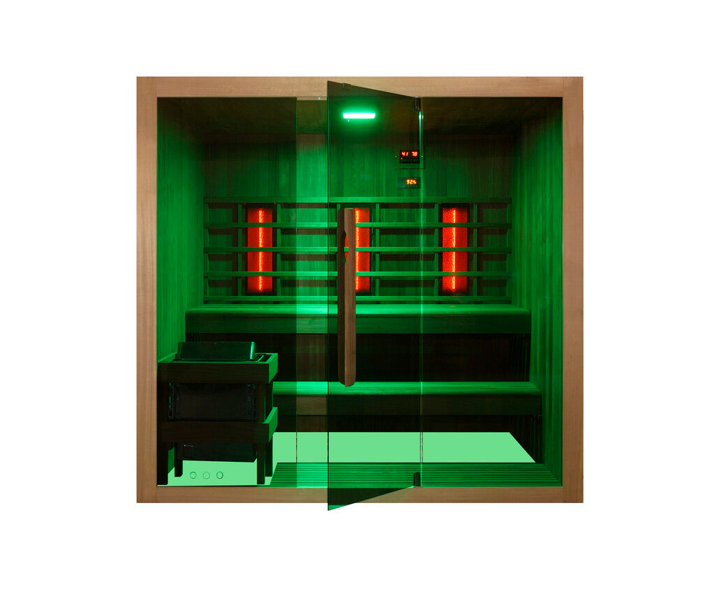 Sanotechnik - KOTKA Sauna+Infrarotkabine für 4-5 Personen 200x150x190 cm