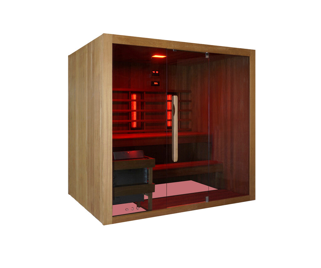 Sanotechnik - KOTKA Sauna+Infrarotkabine für 4-5 Personen 200x150x190 cm