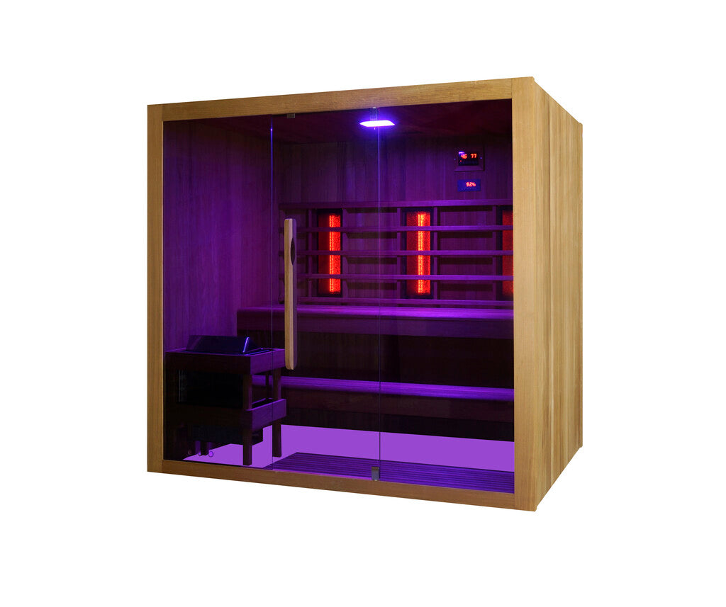 Sanotechnik - KOTKA Sauna+Infrarotkabine für 4-5 Personen 200x150x190 cm