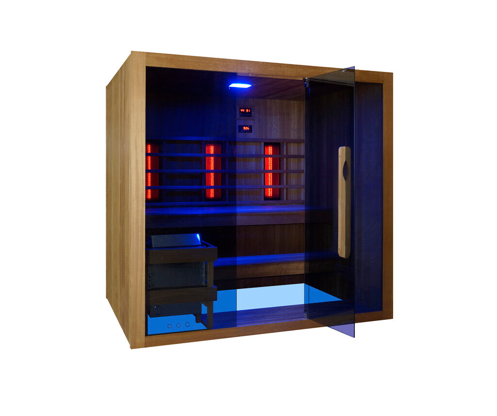 Sanotechnik - KOTKA Sauna+Infrarotkabine für 4-5 Personen 200x150x190 cm