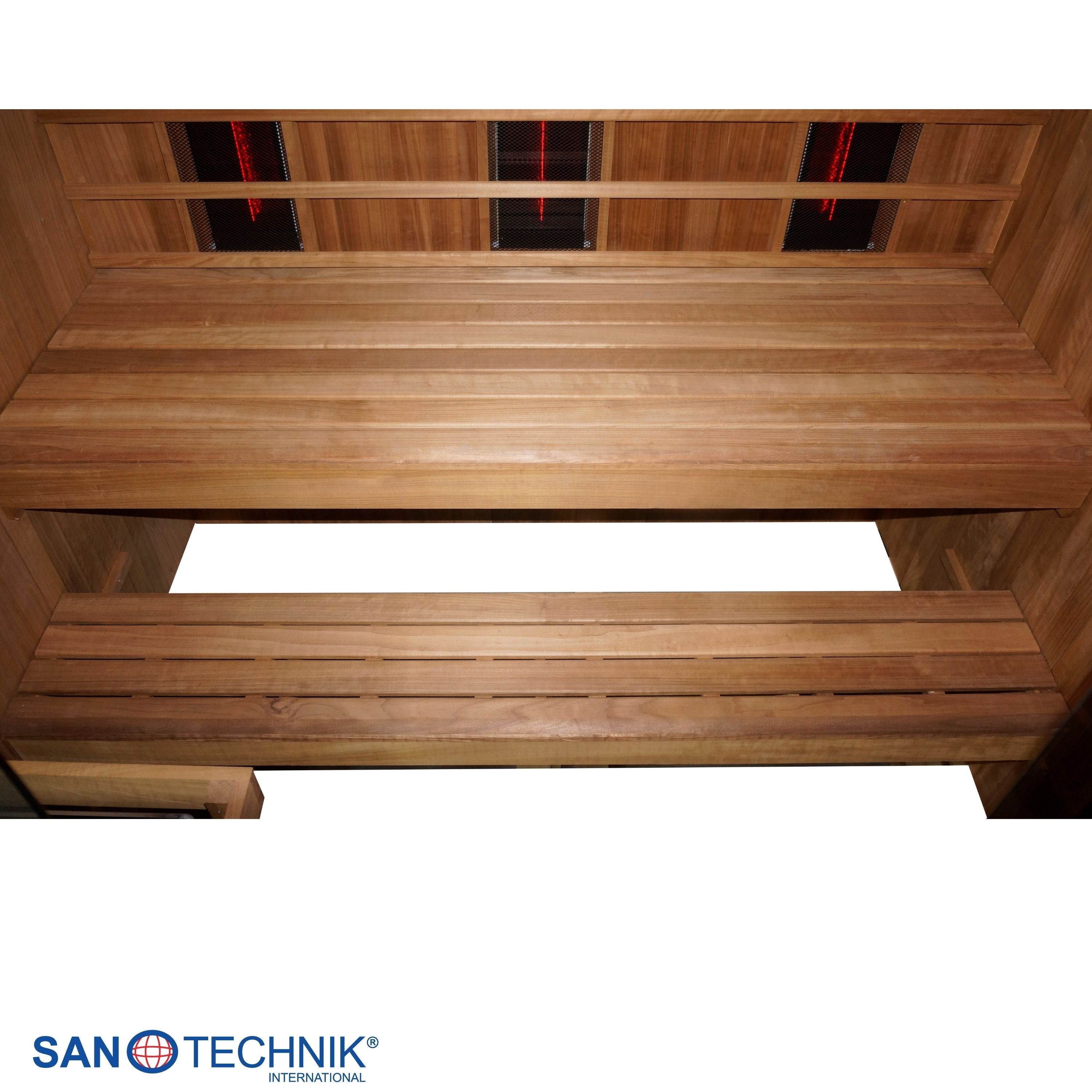 Sanotechnik - KOTKA Sauna+Infrarotkabine für 4-5 Personen 200x150x190 cm