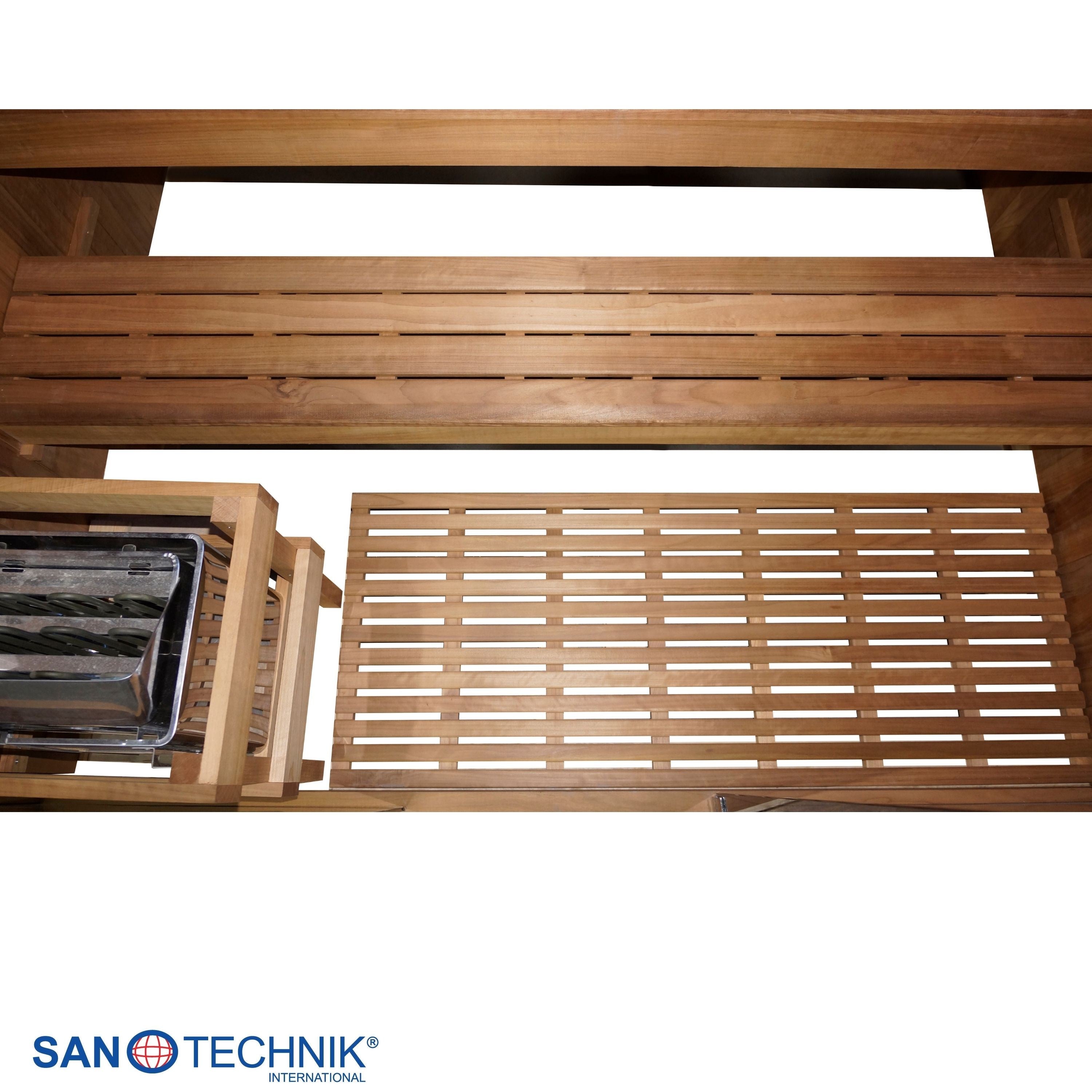 Sanotechnik - KOTKA Sauna+Infrarotkabine für 4-5 Personen 200x150x190 cm