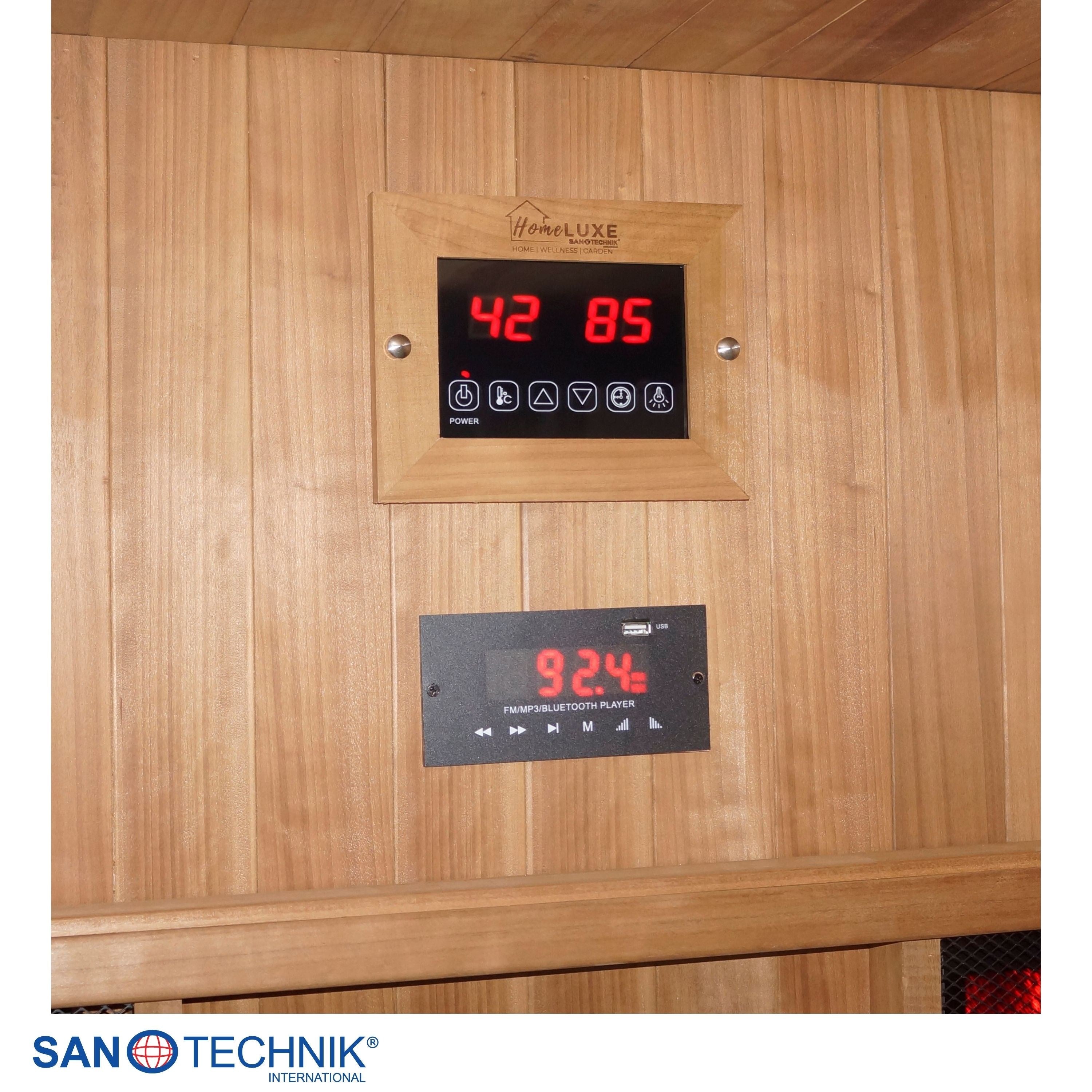 Sanotechnik - KOTKA Sauna+Infrarotkabine für 4-5 Personen 200x150x190 cm