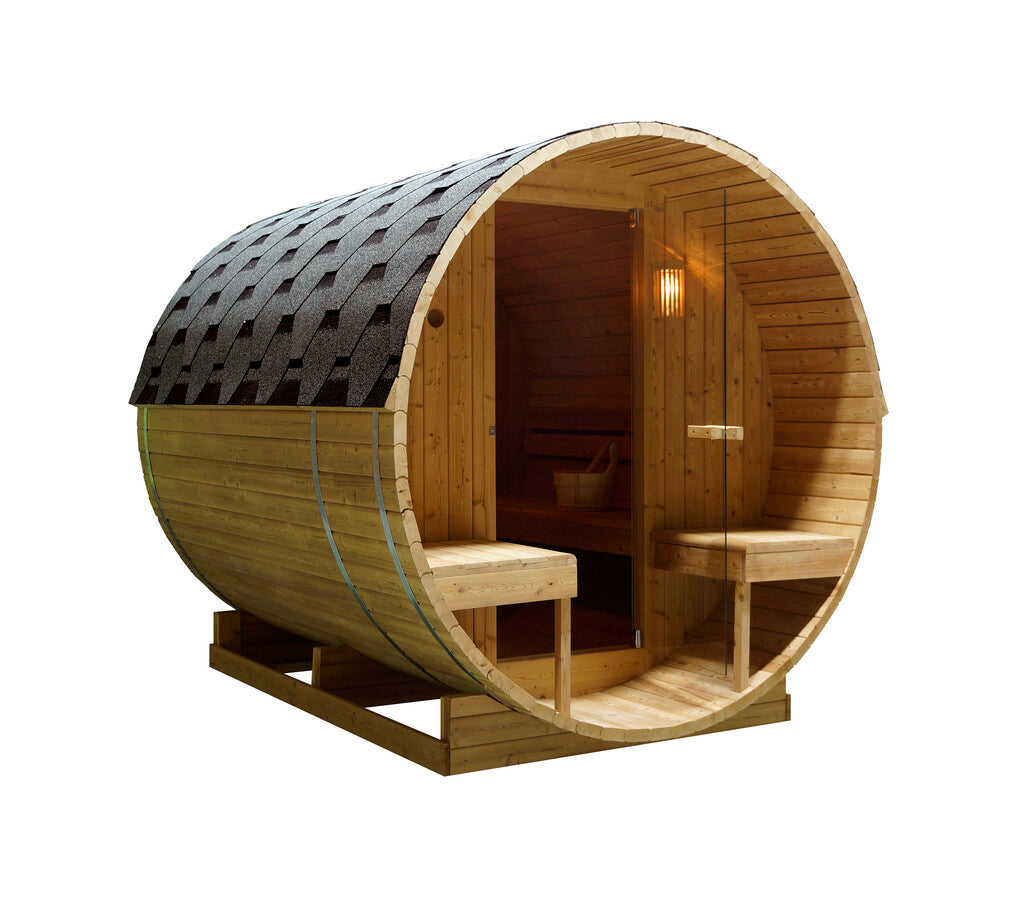 Sanotechnik - BERGEN Außensauna für 4 Personen 189x220x191,5 cm
