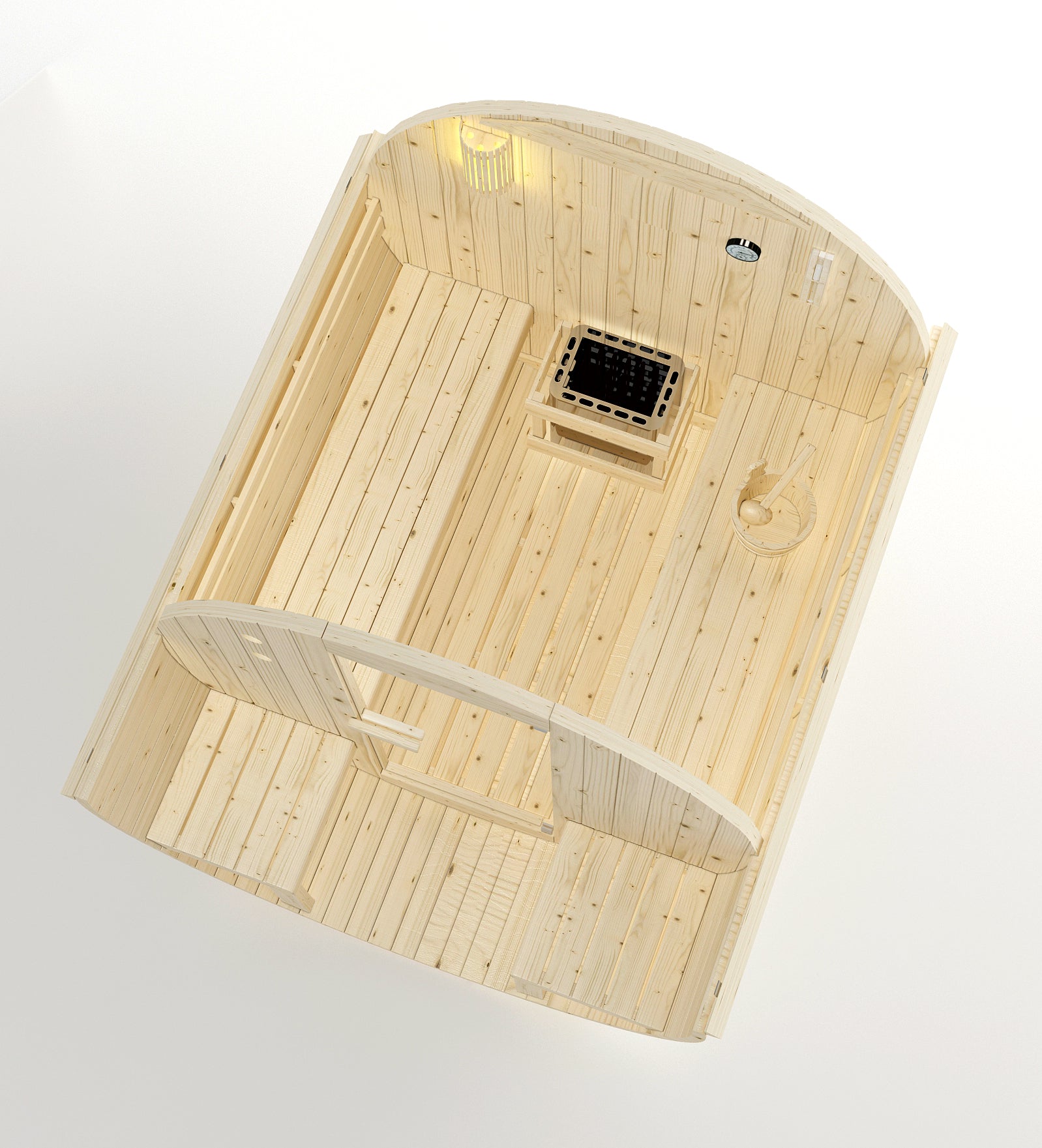 Sanotechnik - BERGEN Außensauna für 4 Personen 189x220x191,5 cm