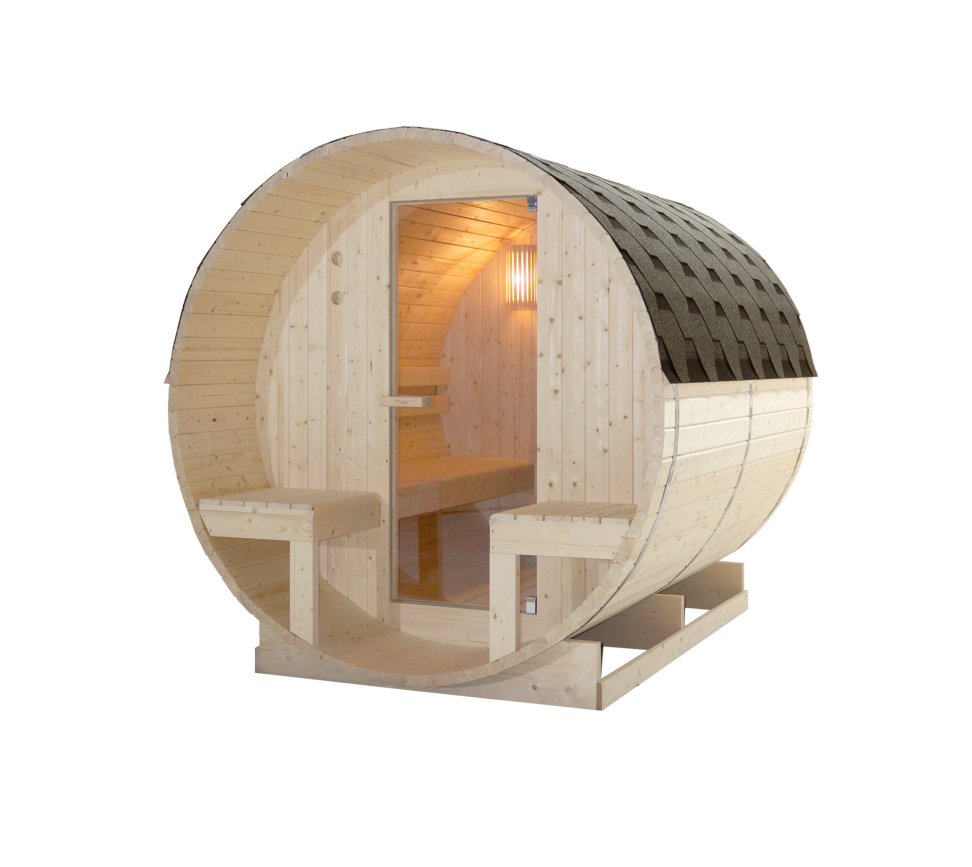 Sanotechnik - BERGEN Außensauna für 4 Personen 189x220x191,5 cm