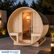 Sanotechnik - BERGEN Außensauna für 4 Personen 189x220x191,5 cm