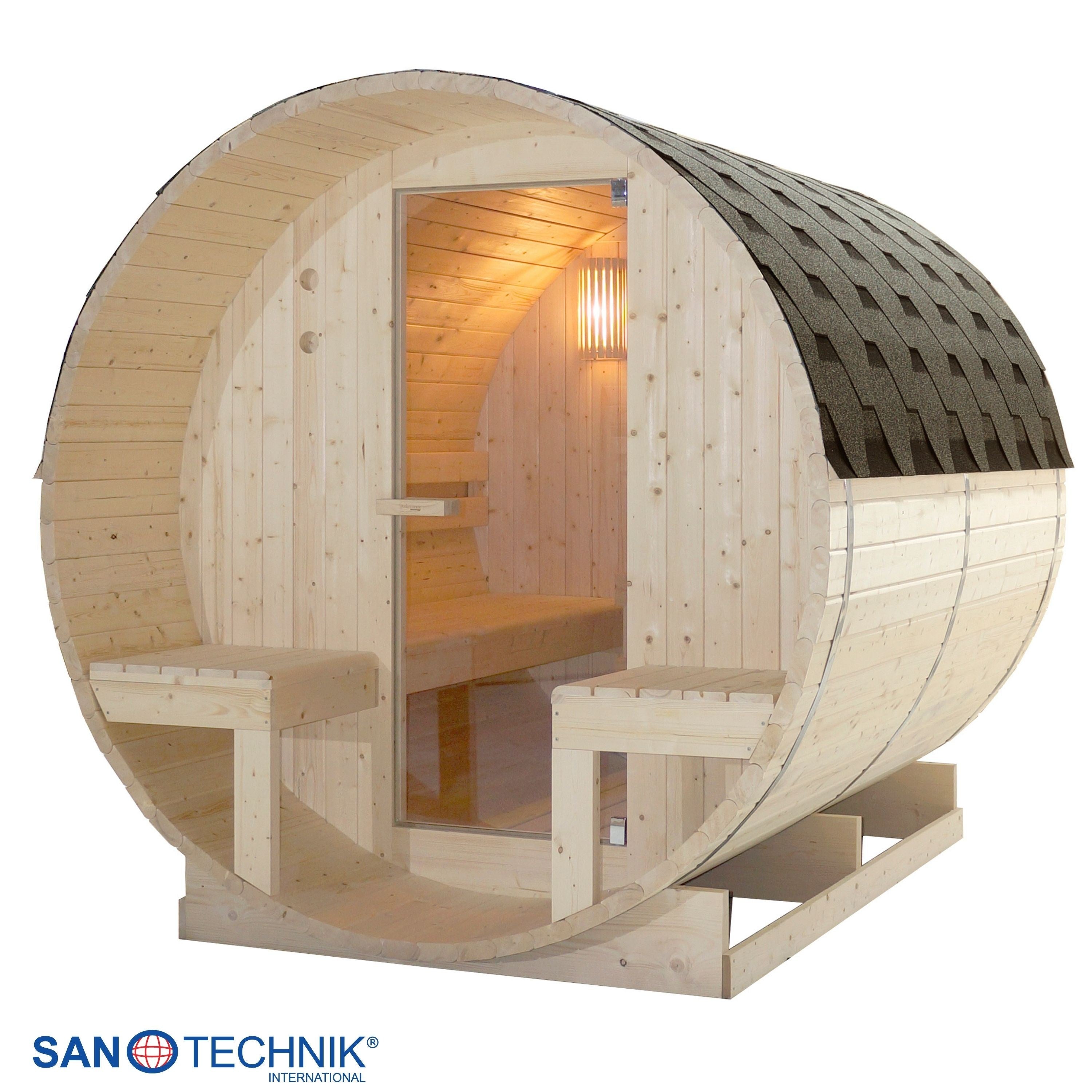Sanotechnik - BERGEN Außensauna für 4 Personen 189x220x191,5 cm