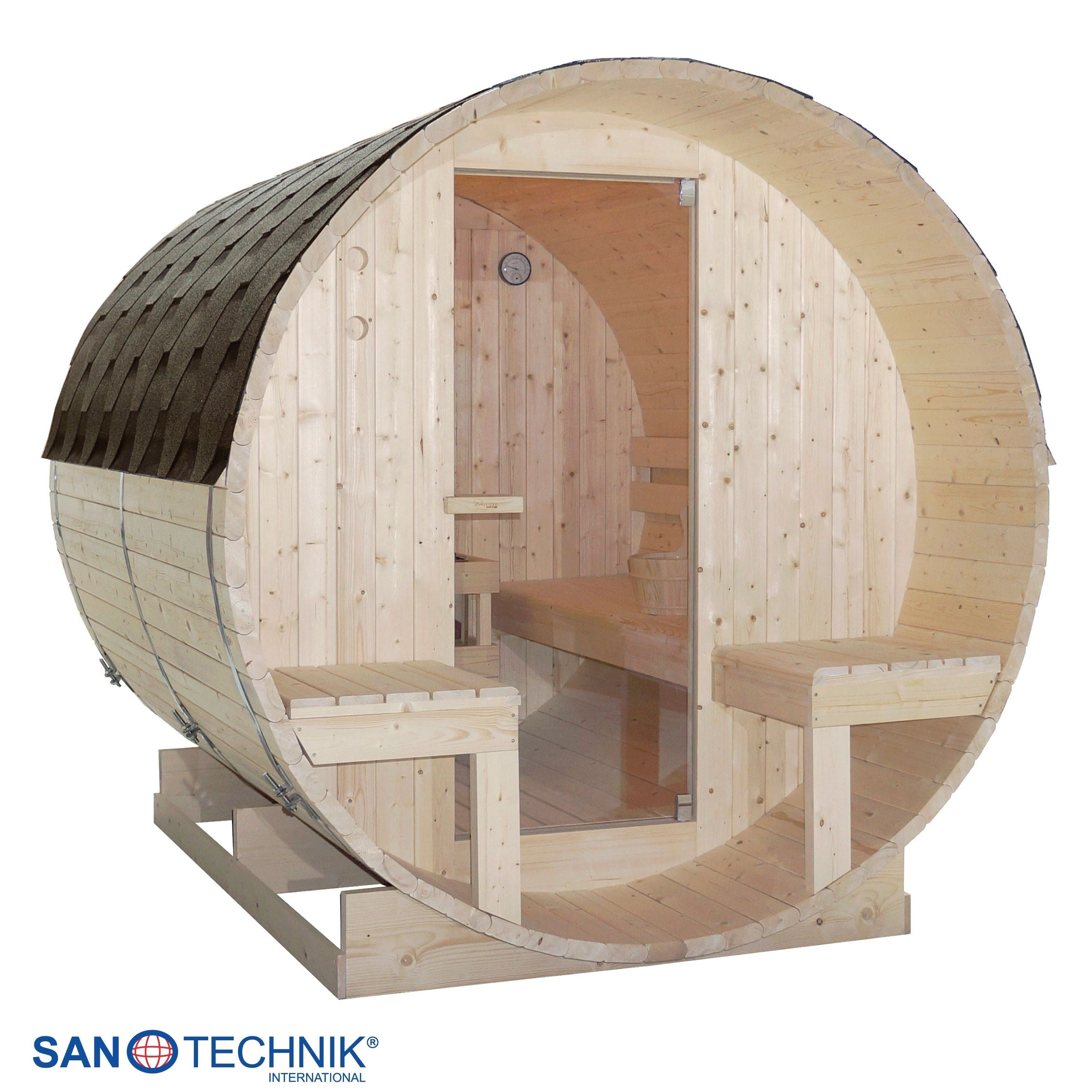 Sanotechnik - BERGEN Außensauna für 4 Personen 189x220x191,5 cm