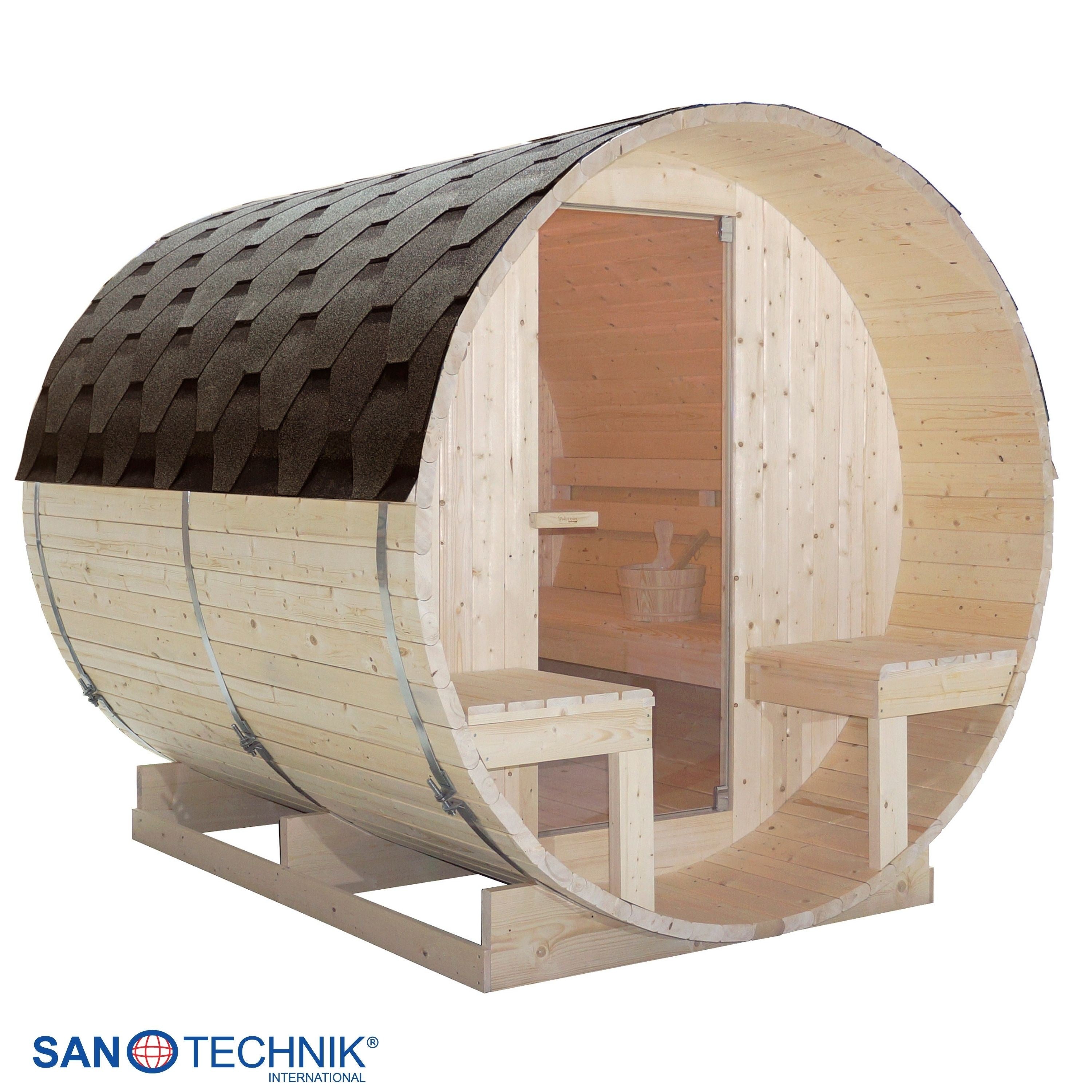 Sanotechnik - BERGEN Außensauna für 4 Personen 189x220x191,5 cm