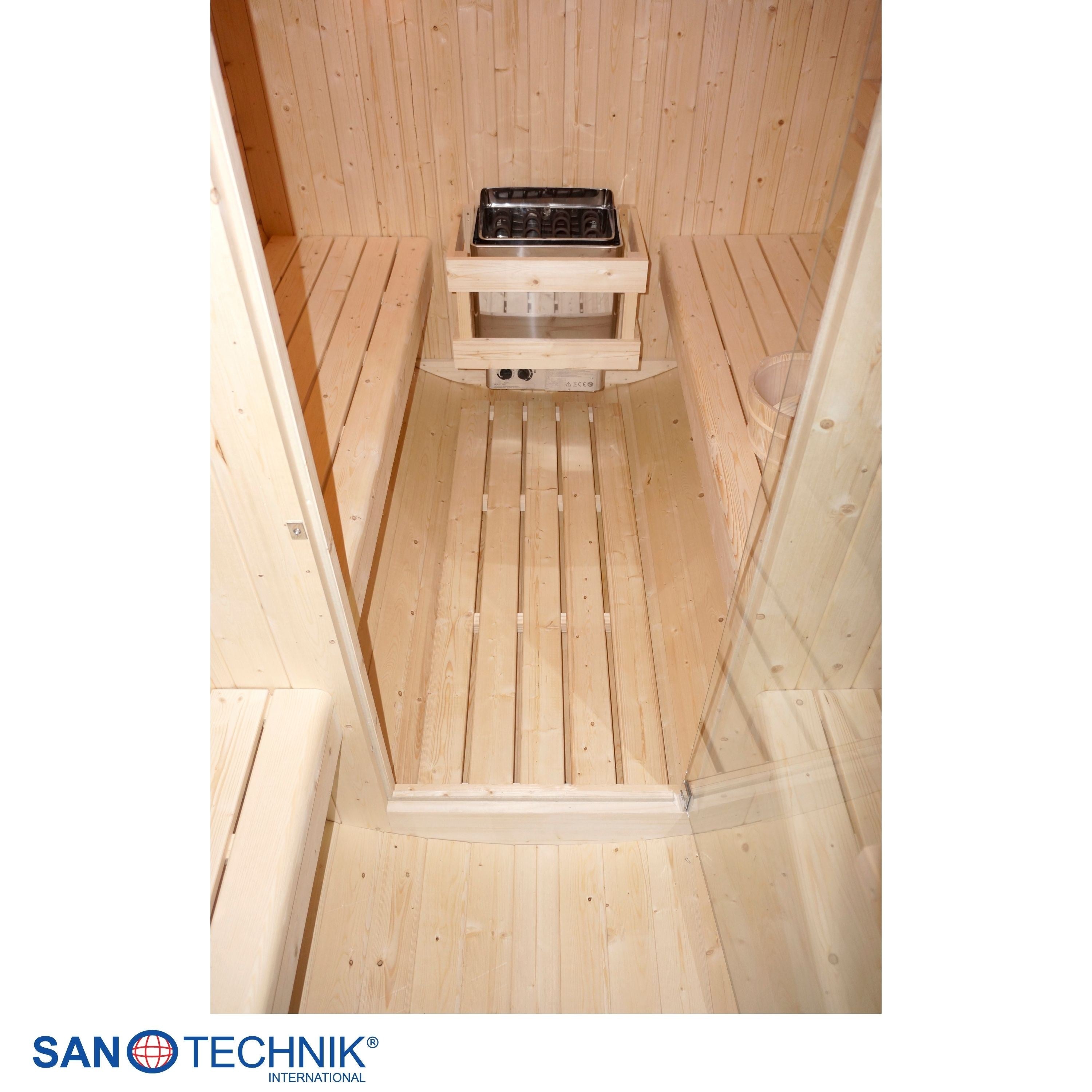 Sanotechnik - BERGEN Außensauna für 4 Personen 189x220x191,5 cm