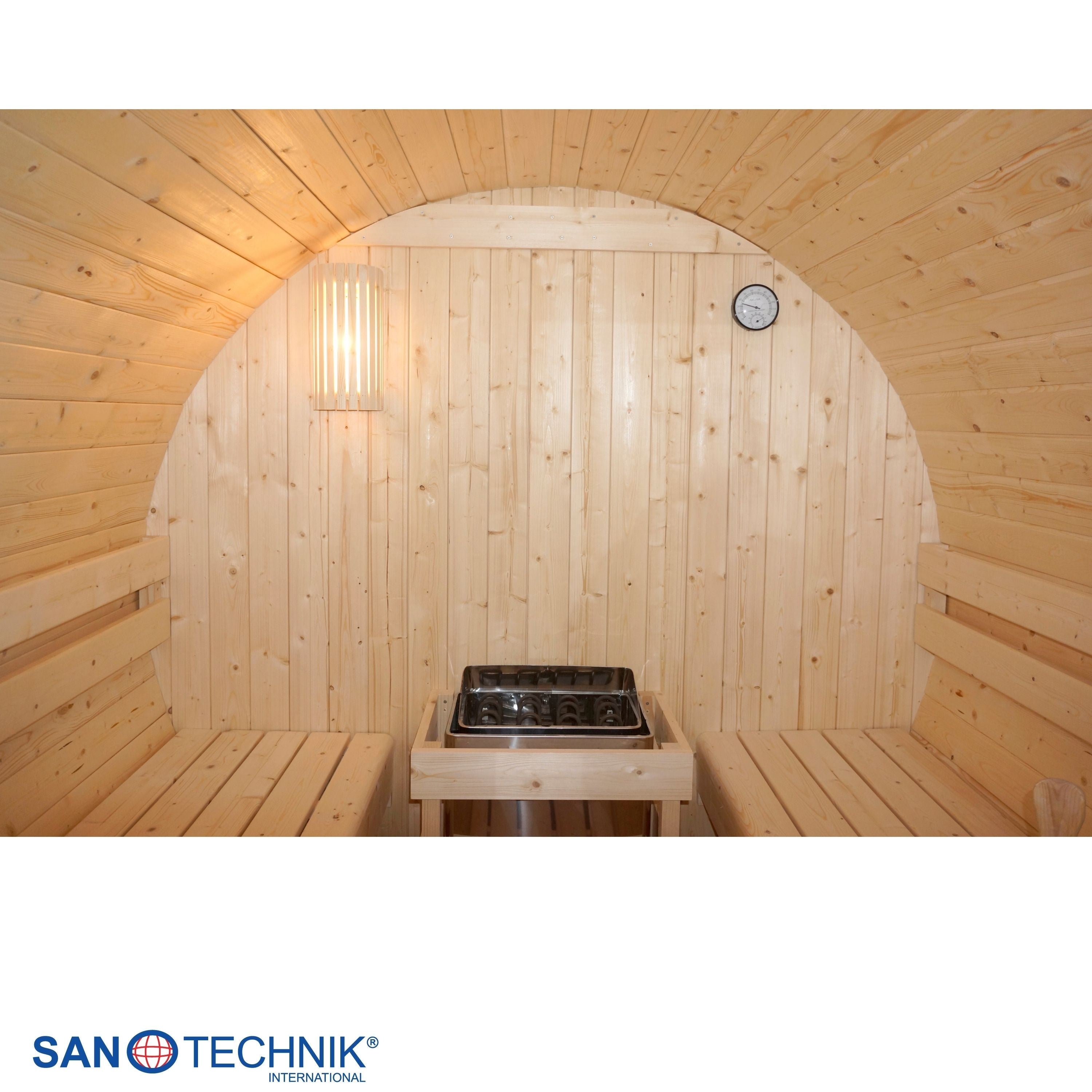 Sanotechnik - BERGEN Außensauna für 4 Personen 189x220x191,5 cm