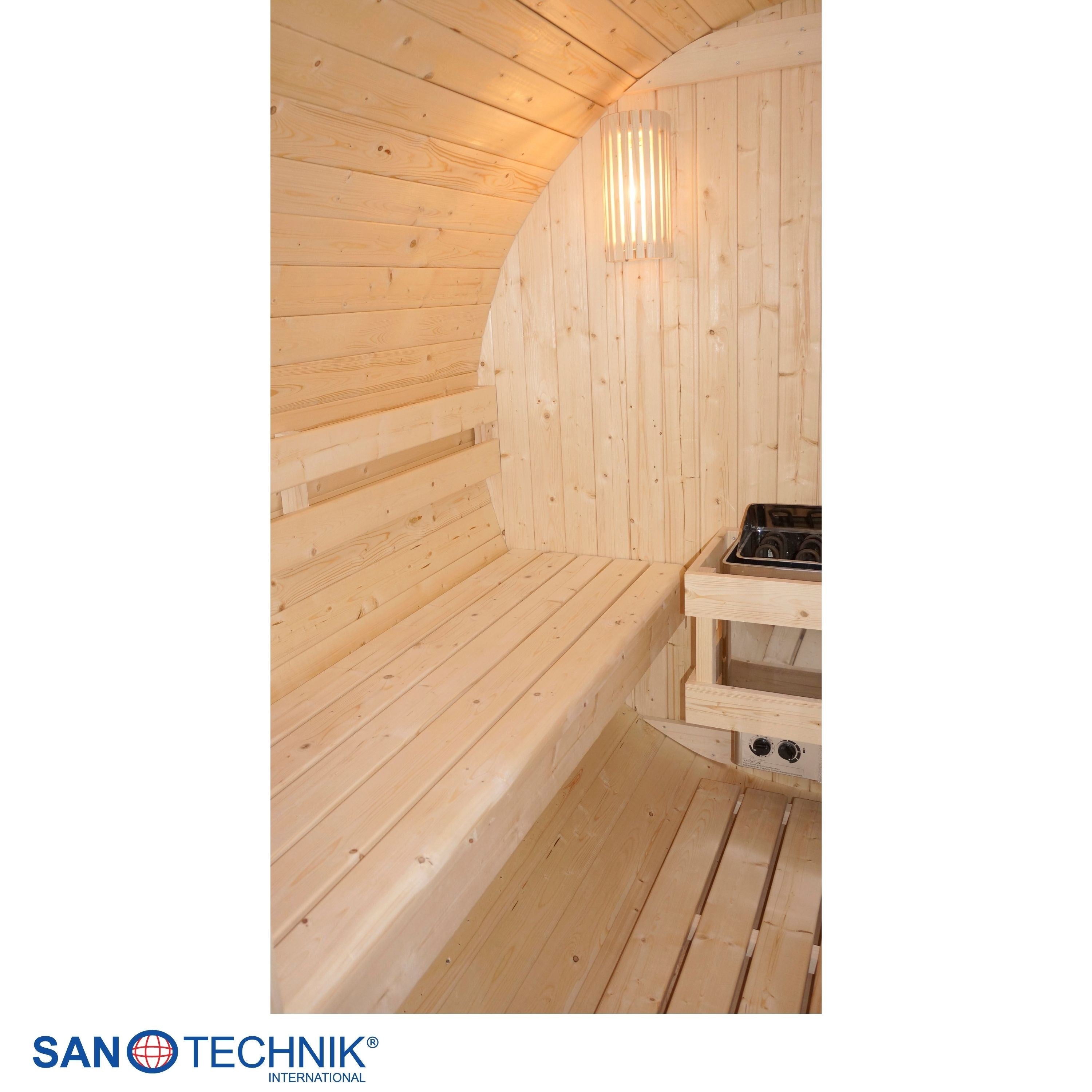 Sanotechnik - BERGEN Außensauna für 4 Personen 189x220x191,5 cm