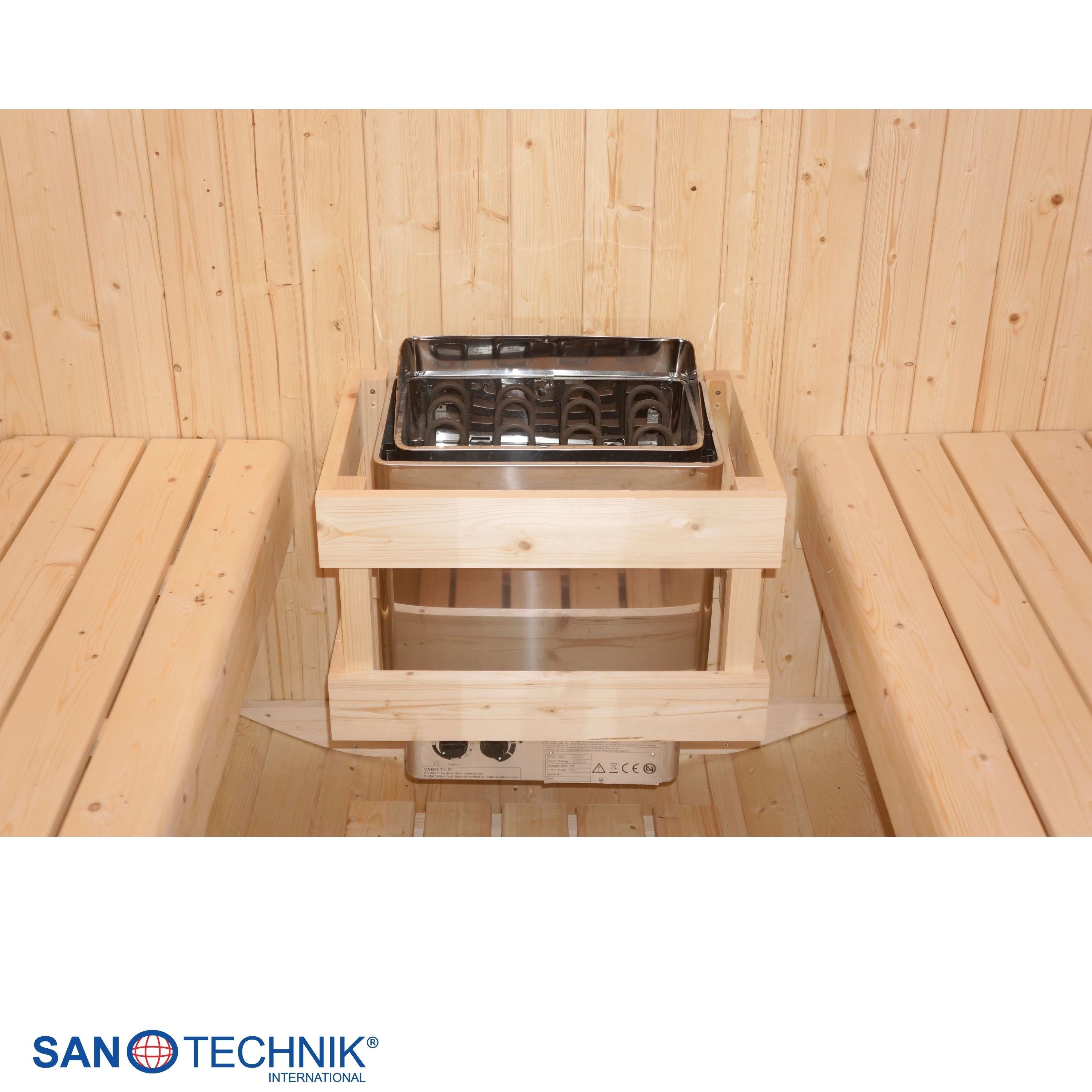 Sanotechnik - BERGEN Außensauna für 4 Personen 189x220x191,5 cm