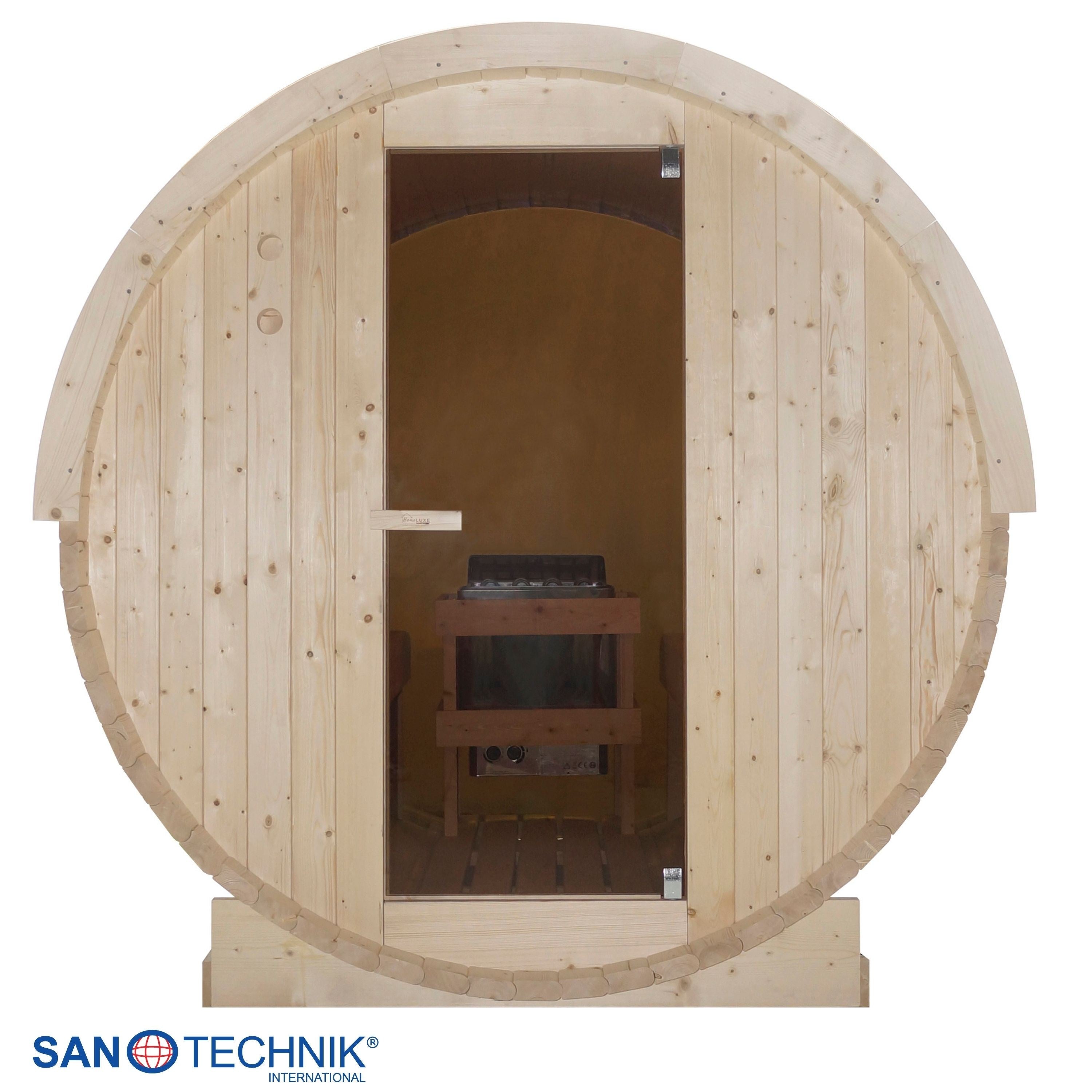 Sanotechnik - NYBORG M Außensauna für 4 Personen 194,2x204,9x194,9  cm