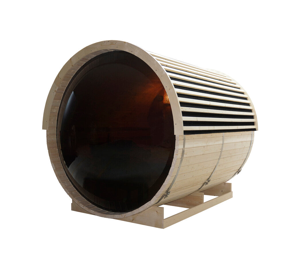 Sanotechnik - NYBORG L Außensauna für 6 Personen 194,2x244,9x194,9 cm