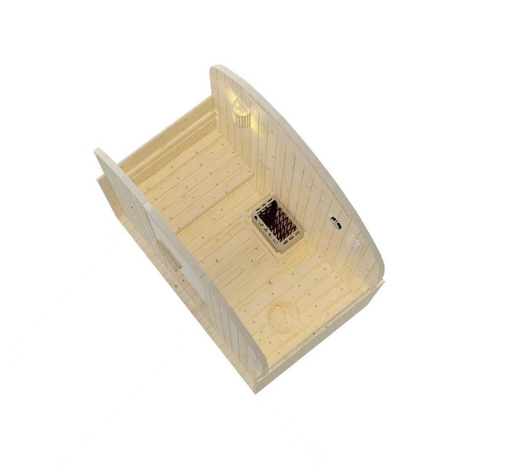 Sanotechnik - ISLAND L Außensauna für 2 Personen 189x120x200 cm