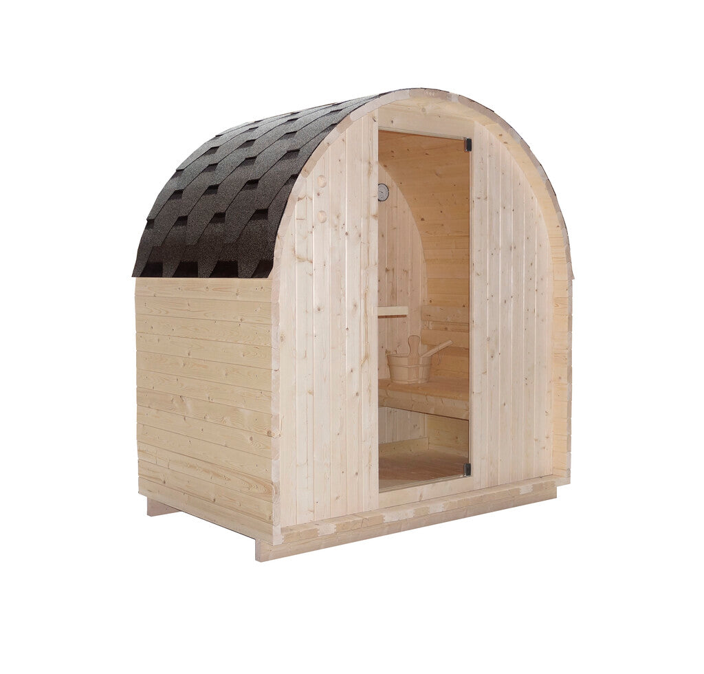 Sanotechnik - ISLAND L Außensauna für 2 Personen 189x120x200 cm