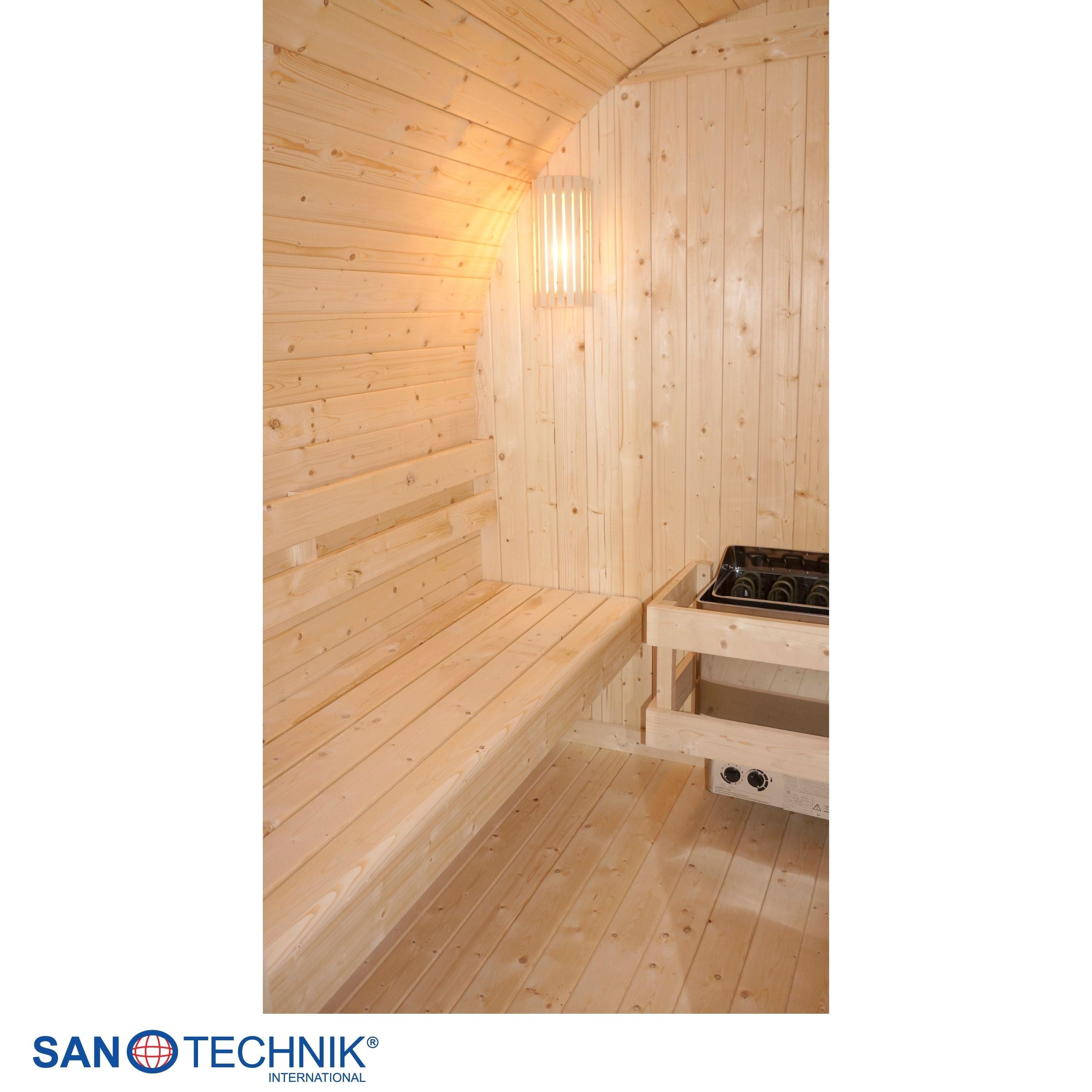 Sanotechnik - ISLAND XL Außensauna für 4 Personen 189x220x200 cm