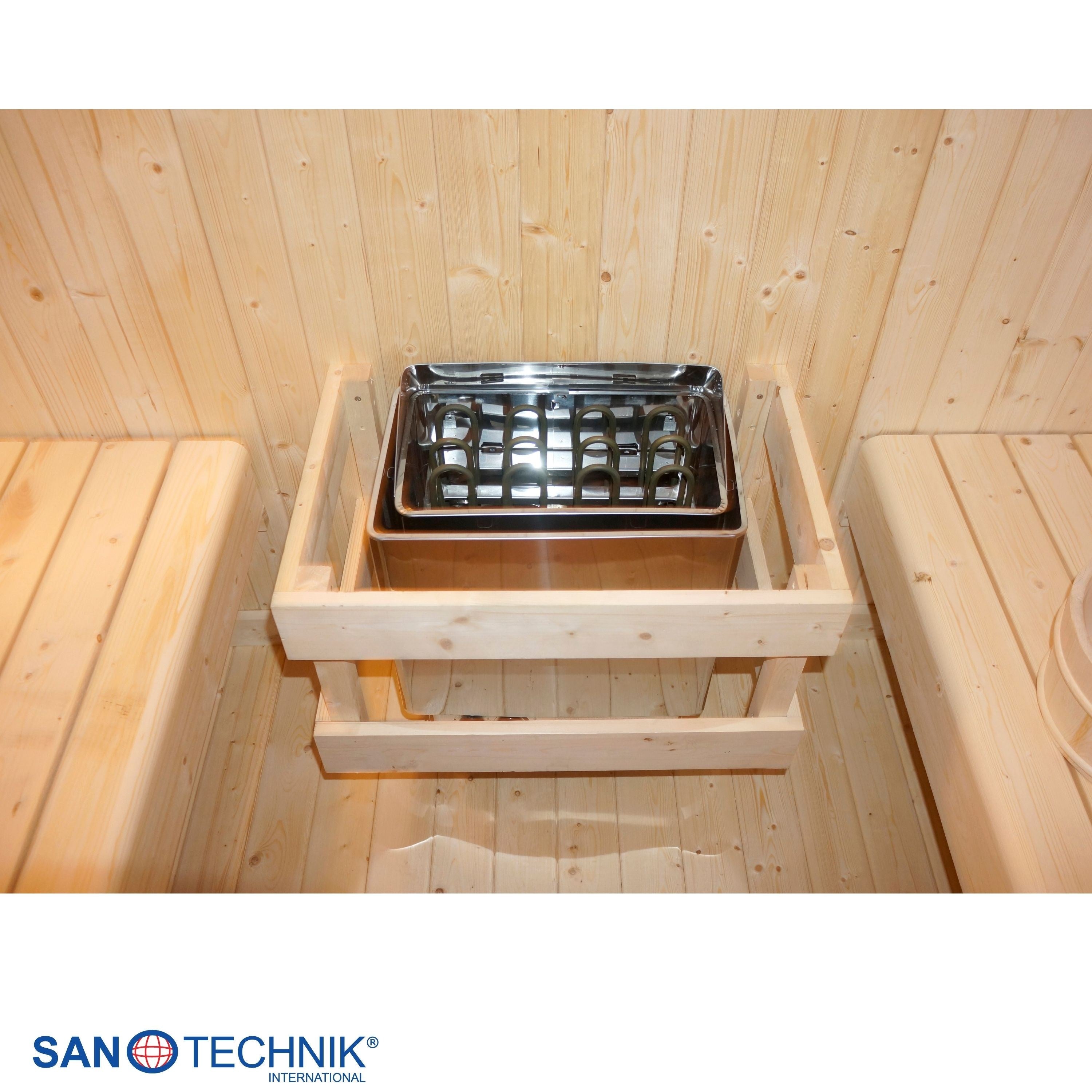 Sanotechnik - ISLAND XL Außensauna für 4 Personen 189x220x200 cm