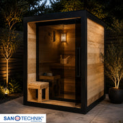 Sanotechnik - NORA M - Außensauna für 2-3 personen 161,2x183,6x220,0 cm