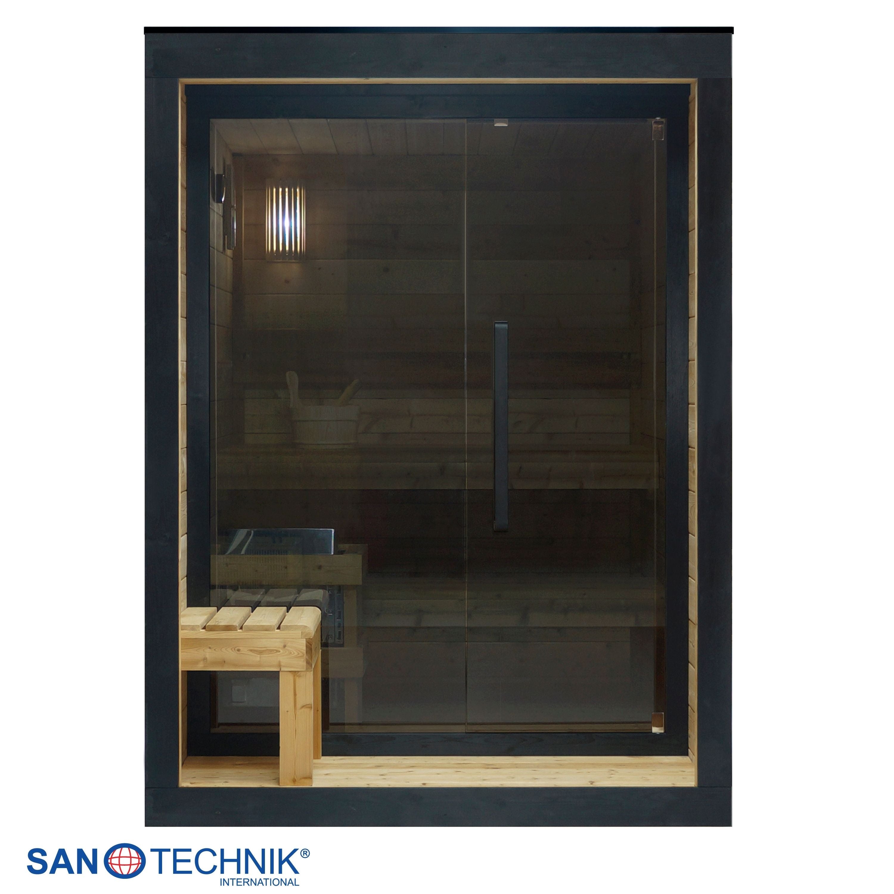 Sanotechnik - NORA M - Außensauna für 2-3 personen 161,2x183,6x220,0 cm