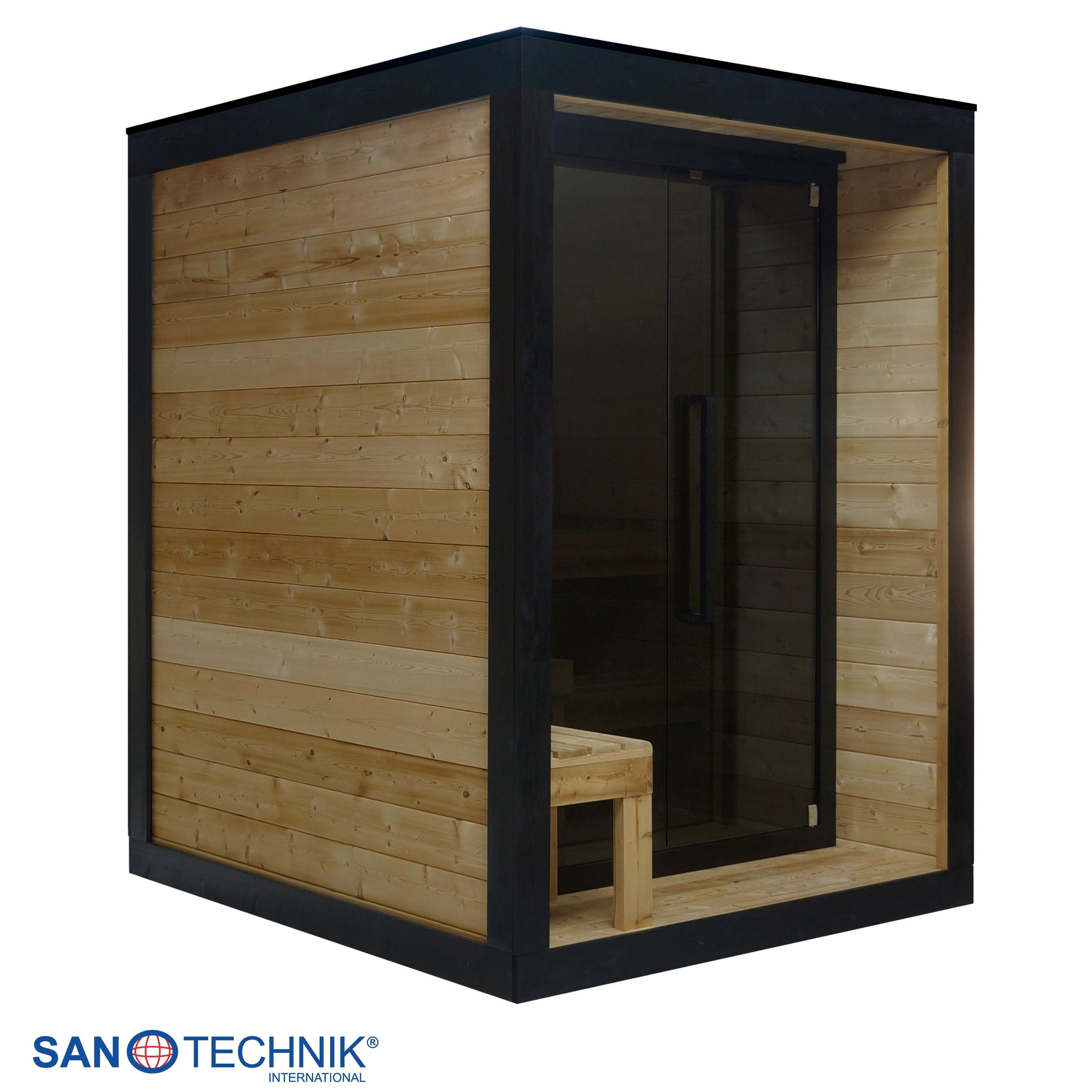 Sanotechnik - NORA M - Außensauna für 2-3 personen 161,2x183,6x220,0 cm
