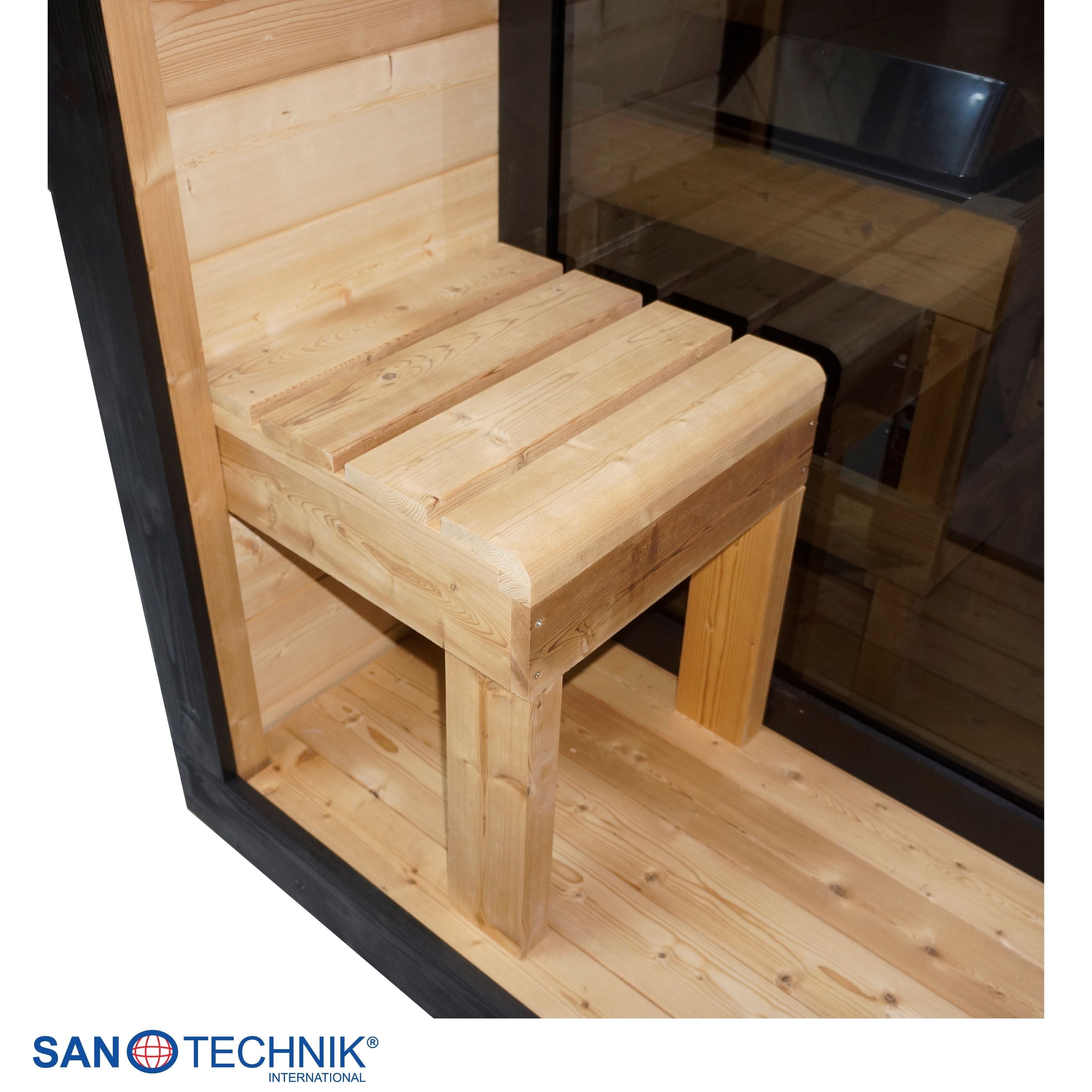 Sanotechnik - NORA M - Außensauna für 2-3 personen 161,2x183,6x220,0 cm