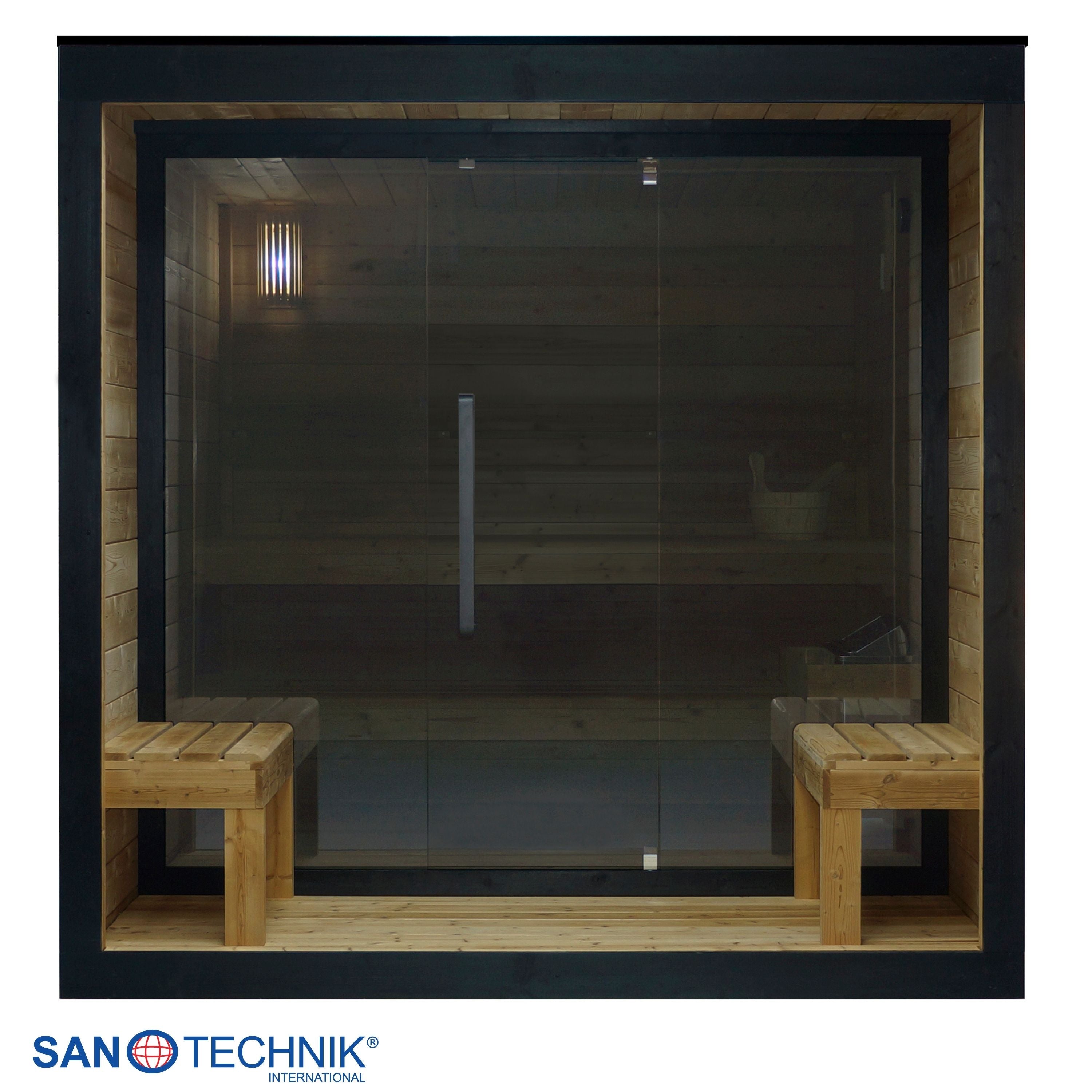 Sanotechnik - NORA L - Außensauna für 4-5 personen 220,0x220,0x220,0 cm