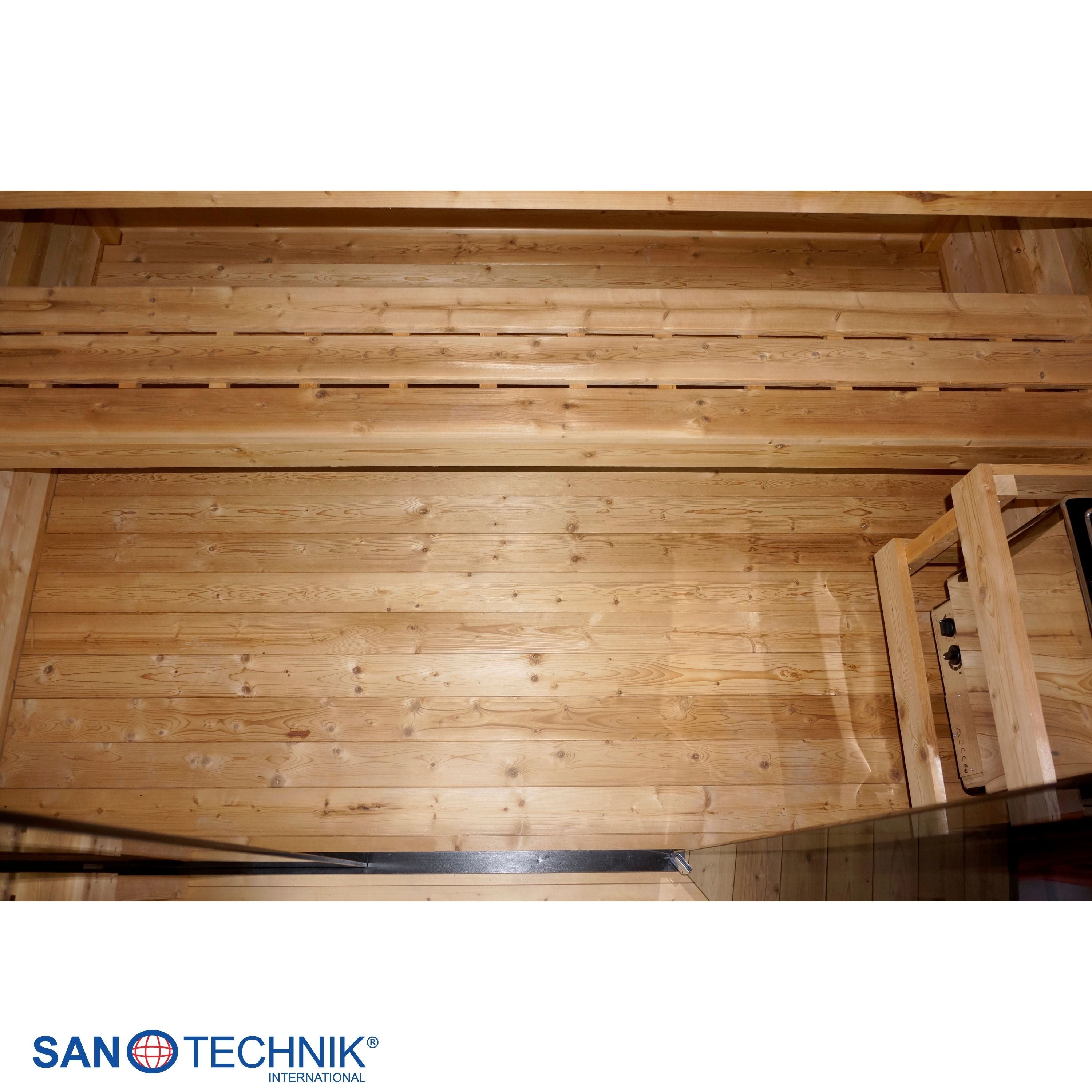 Sanotechnik - NORA L - Außensauna für 4-5 personen 220,0x220,0x220,0 cm