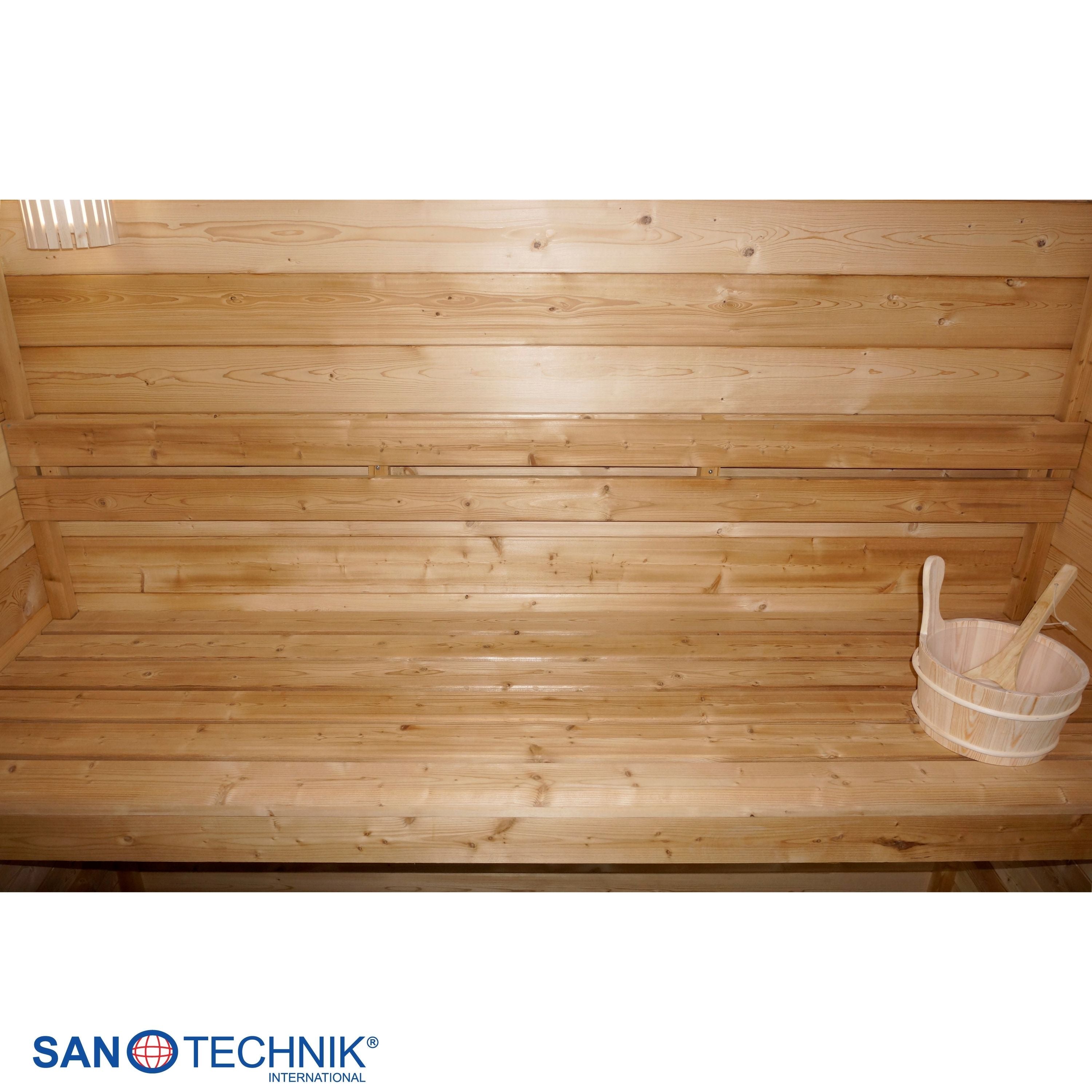 Sanotechnik - NORA L - Außensauna für 4-5 personen 220,0x220,0x220,0 cm