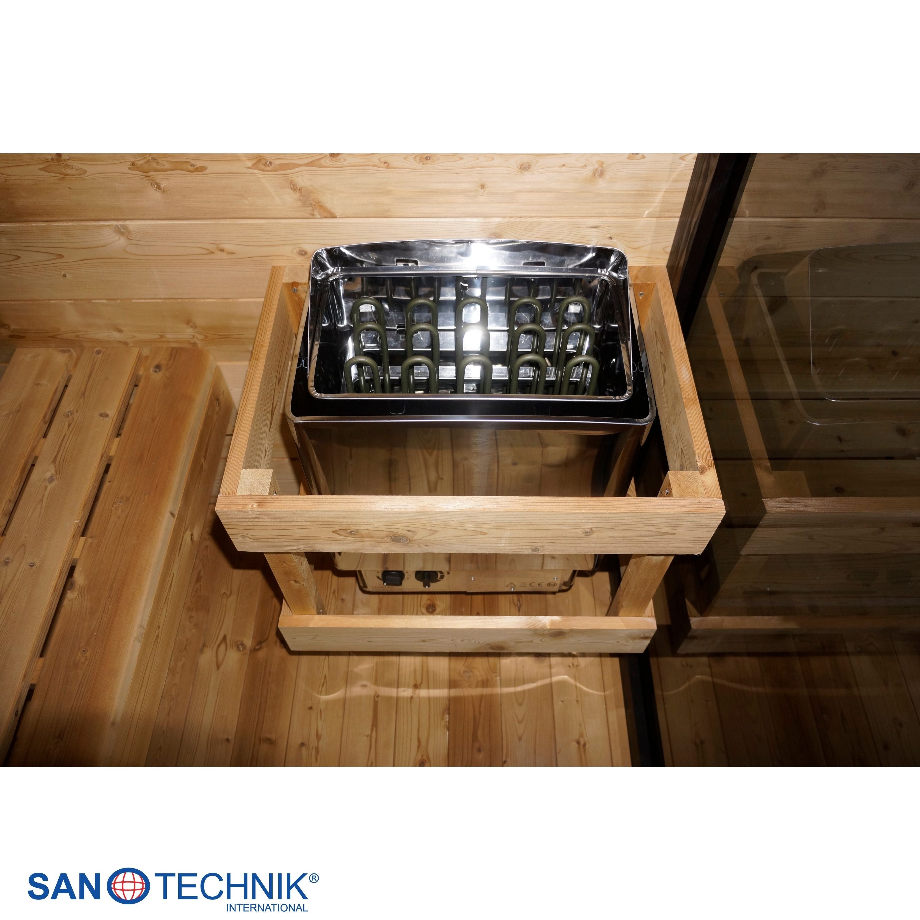 Sanotechnik - NORA L - Außensauna für 4-5 personen 220,0x220,0x220,0 cm