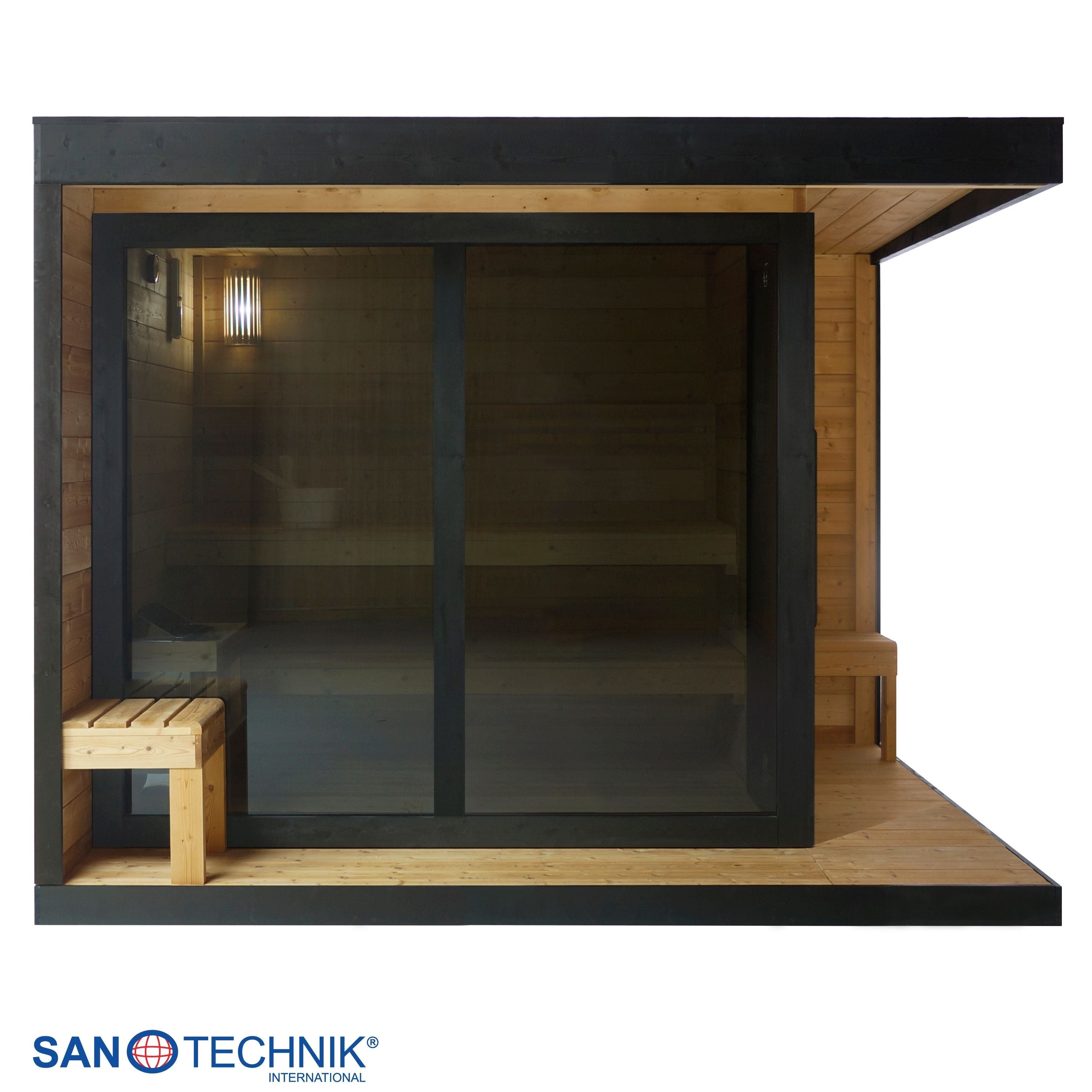 Sanotechnik - NORA XL - Außensauna für 4-5 personen 280,0x220,0x220,0 cm