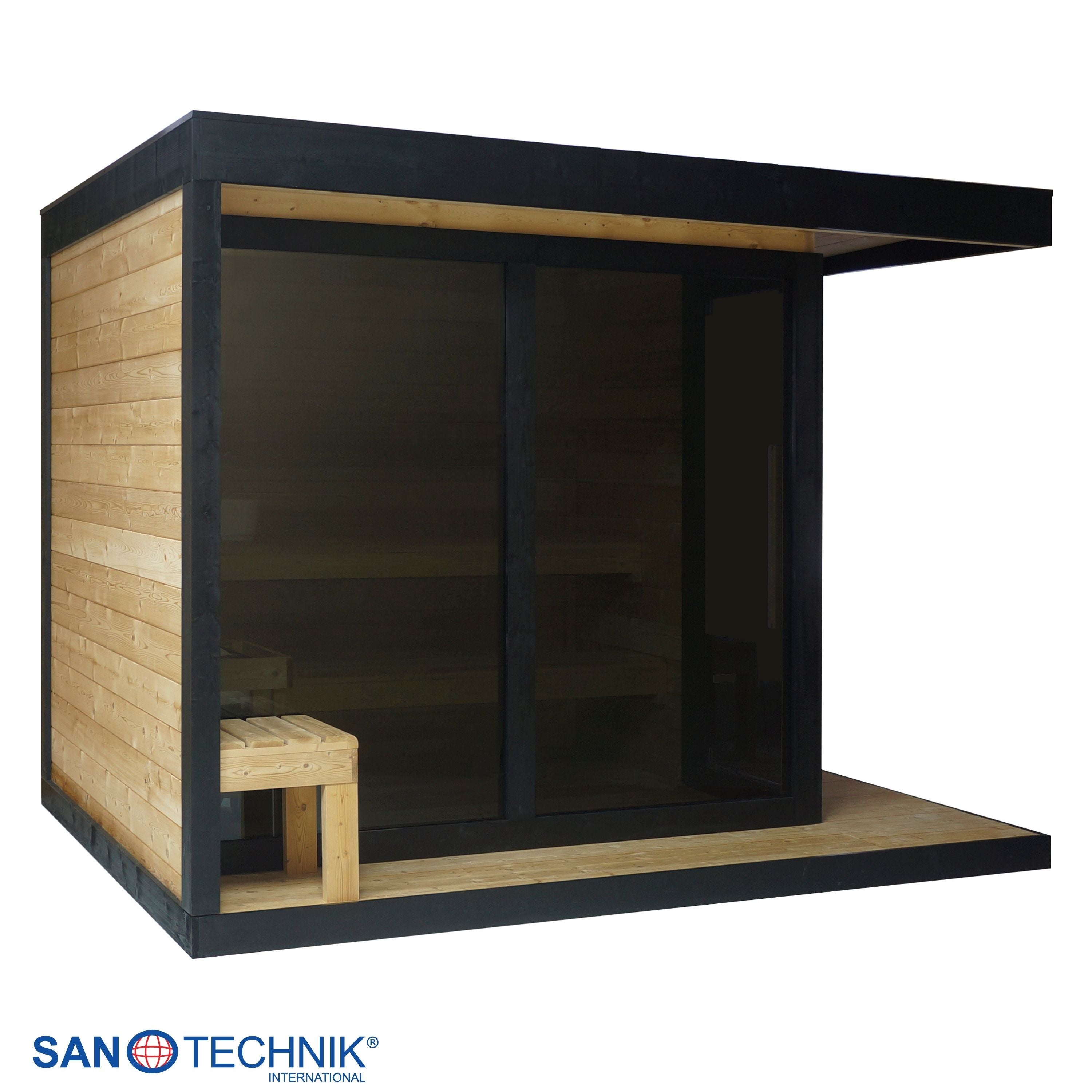 Sanotechnik - NORA XL - Außensauna für 4-5 personen 280,0x220,0x220,0 cm