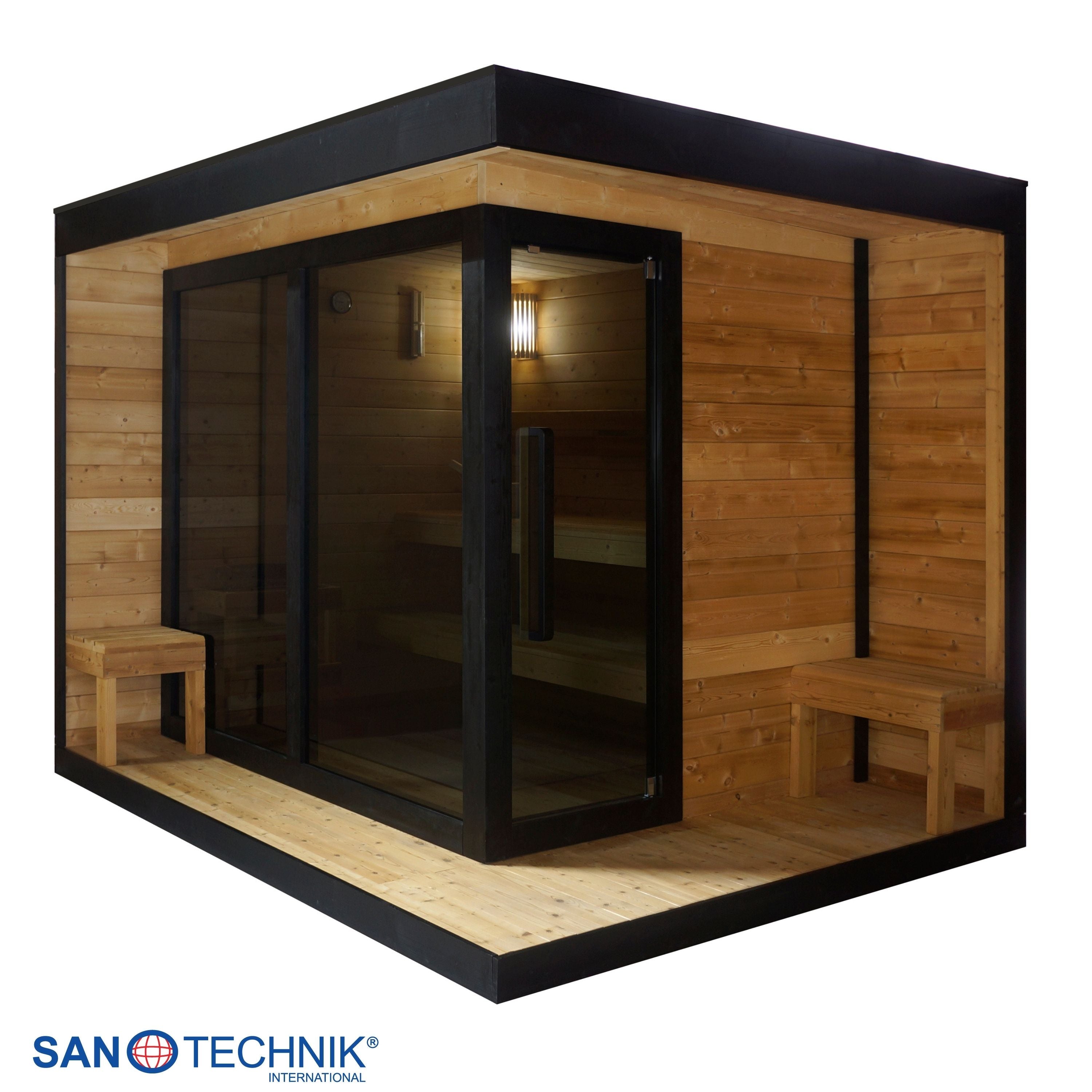 Sanotechnik - NORA XL - Außensauna für 4-5 personen 280,0x220,0x220,0 cm