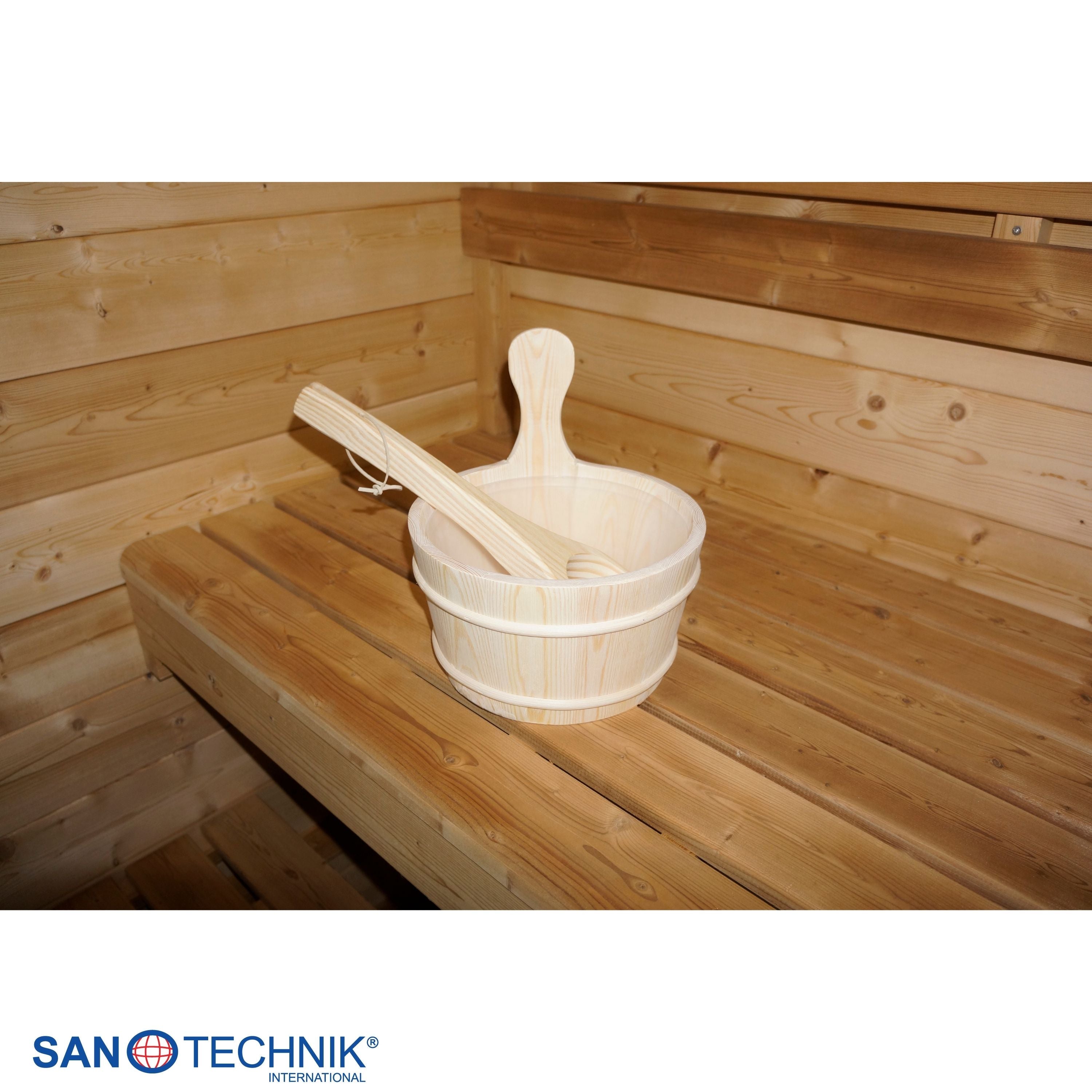 Sanotechnik - NORA XL - Außensauna für 4-5 personen 280,0x220,0x220,0 cm