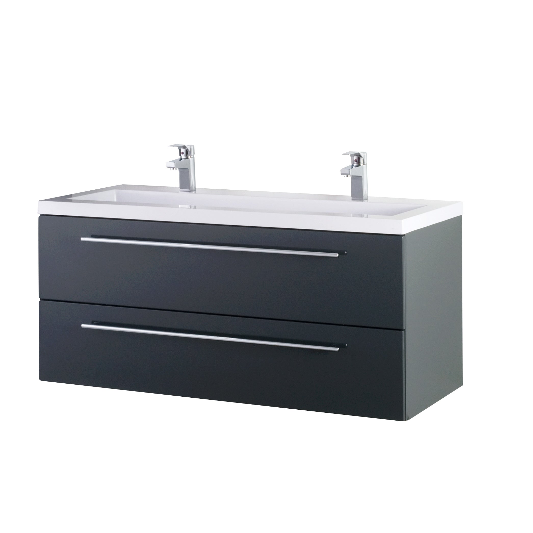 Sanotechnik - FIORA 120 ANTHRAZIT - SET MÖBEL