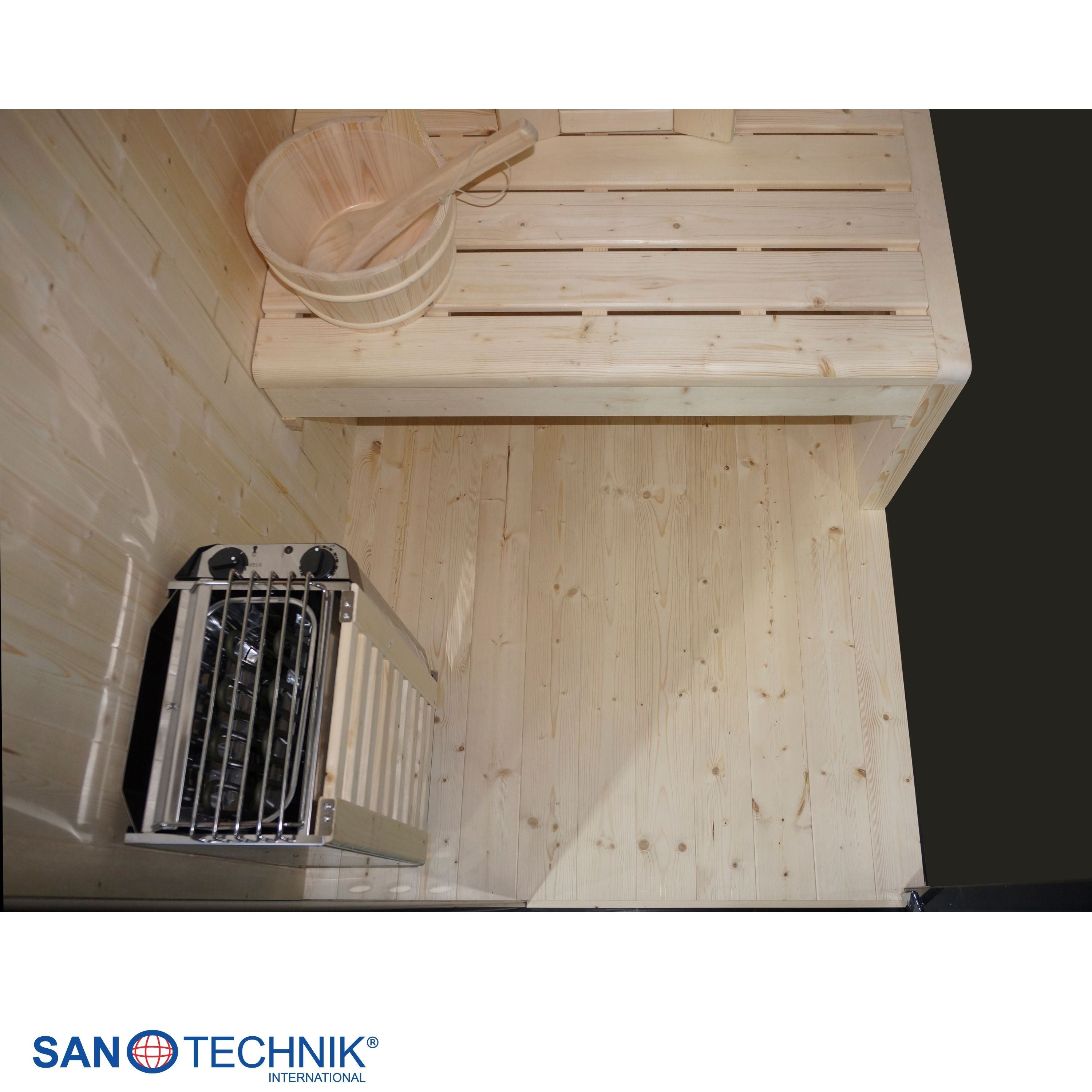 Sanotechnik - GLACIER S Sauna + Infrarotkabine für 1 Person 100x120x200 cm