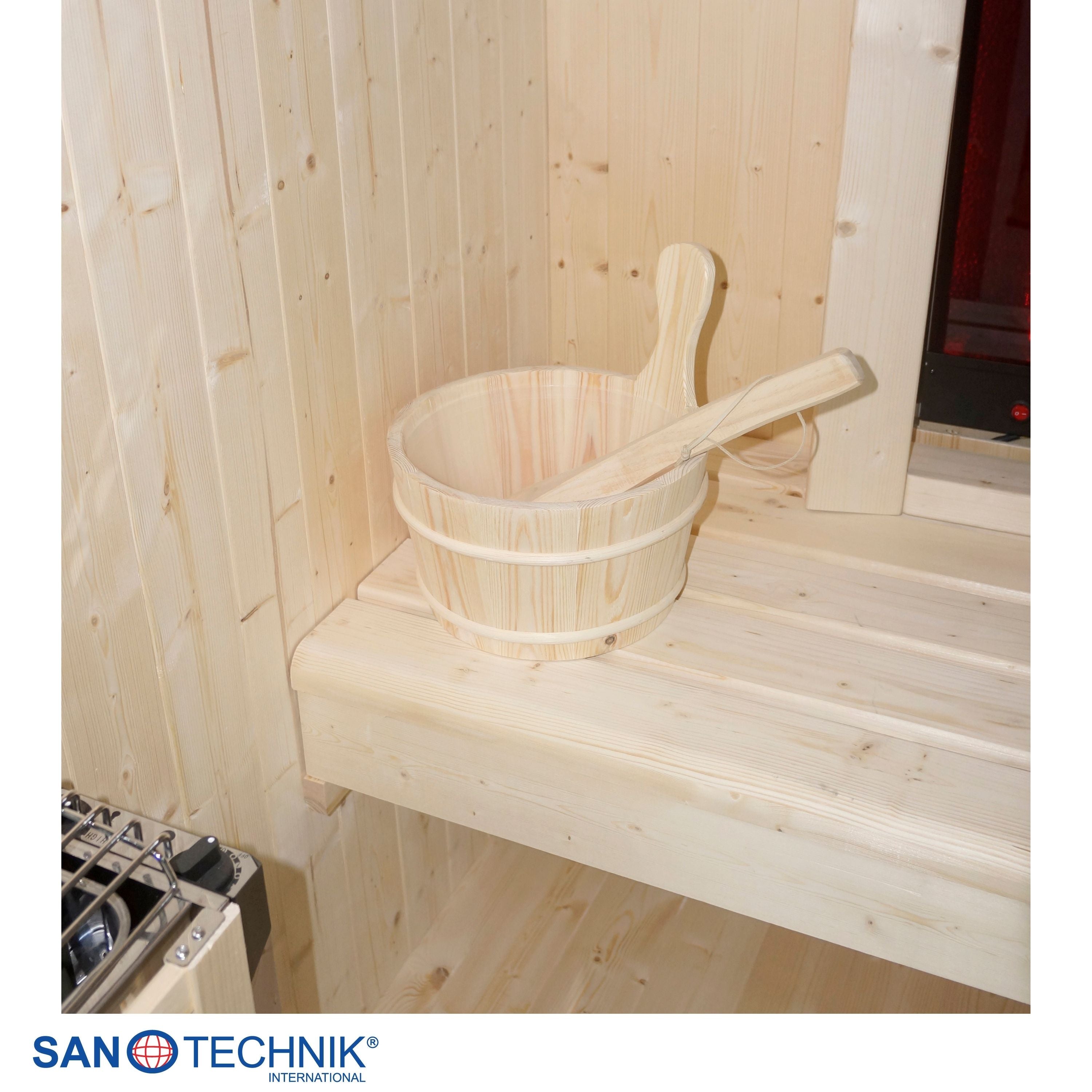 Sanotechnik - GLACIER S Sauna + Infrarotkabine für 1 Person 100x120x200 cm