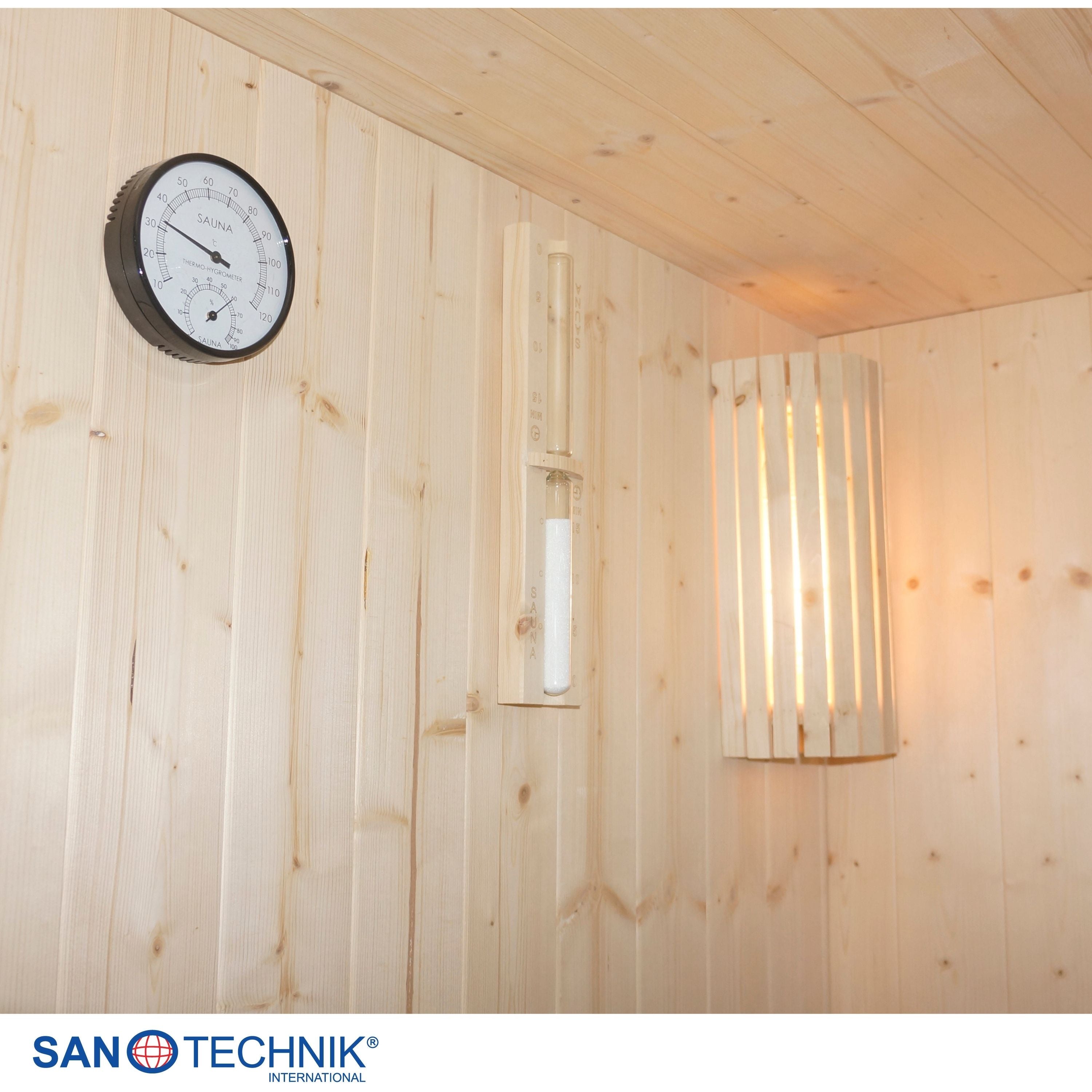 Sanotechnik - GLACIER S Sauna + Infrarotkabine für 1 Person 100x120x200 cm