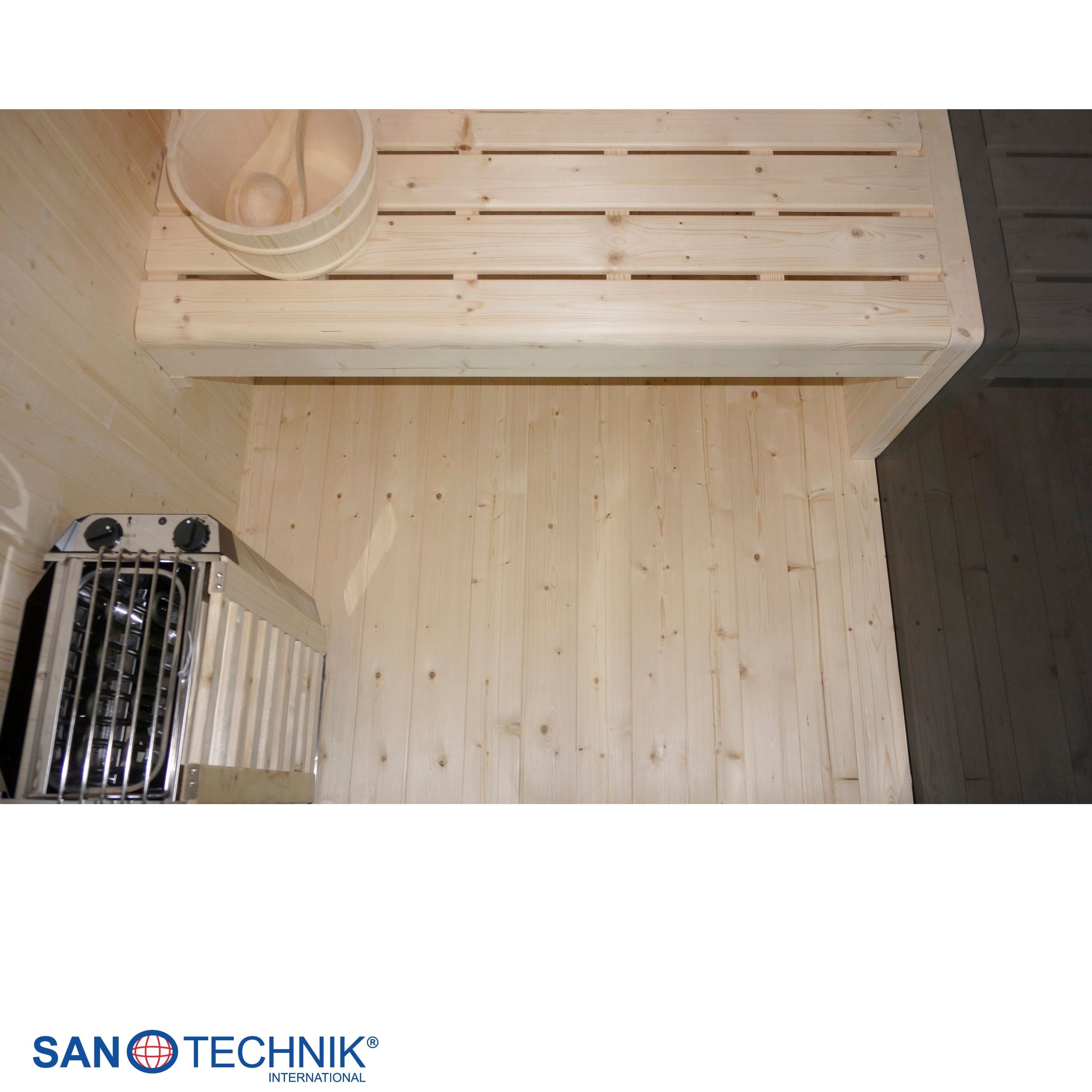 Sanotechnik - GLACIER M Sauna + Infrarotkabine für 2 Personen 120x120x200 cm