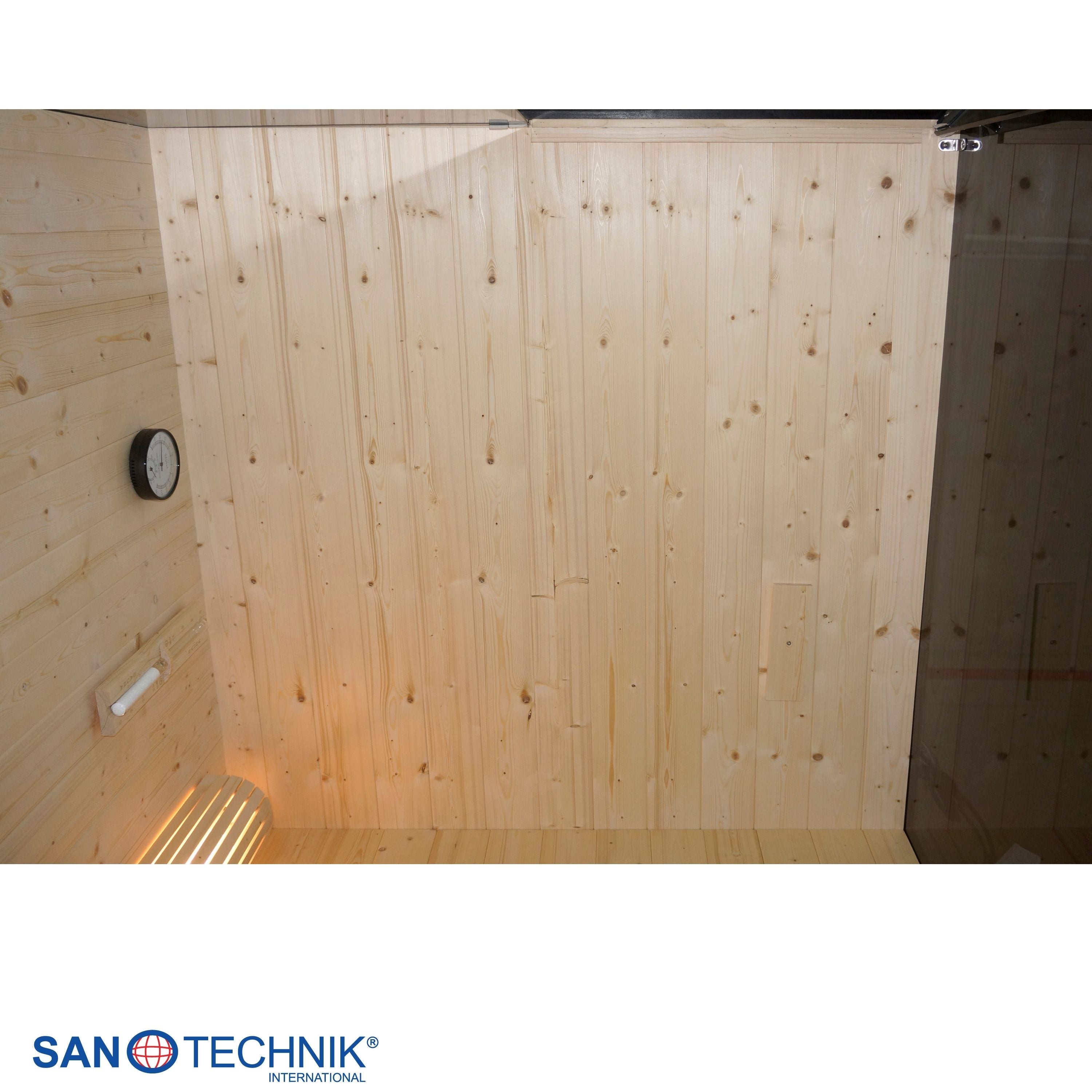 Sanotechnik - GLACIER M Sauna + Infrarotkabine für 2 Personen 120x120x200 cm