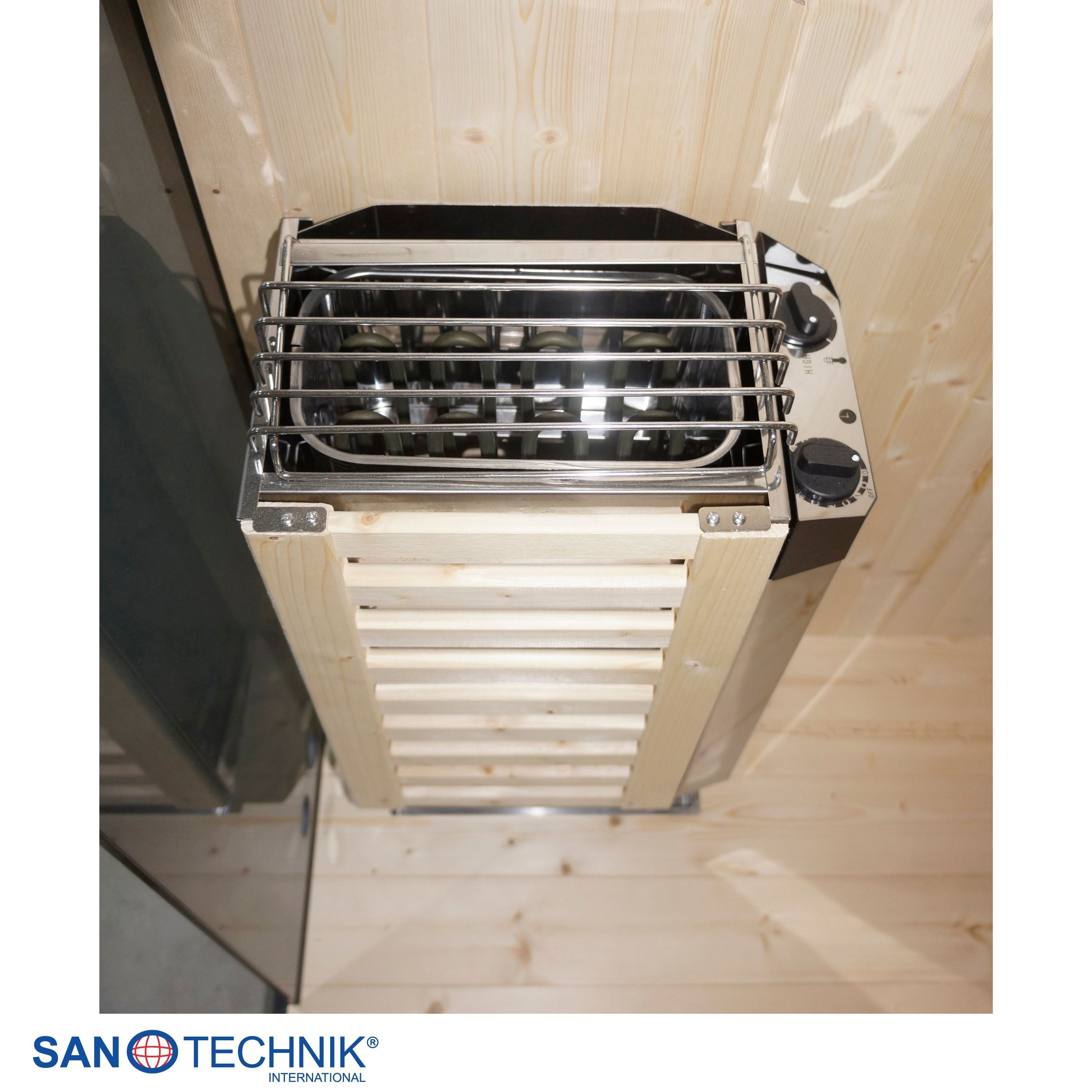 Sanotechnik - GLACIER M Sauna + Infrarotkabine für 2 Personen 120x120x200 cm